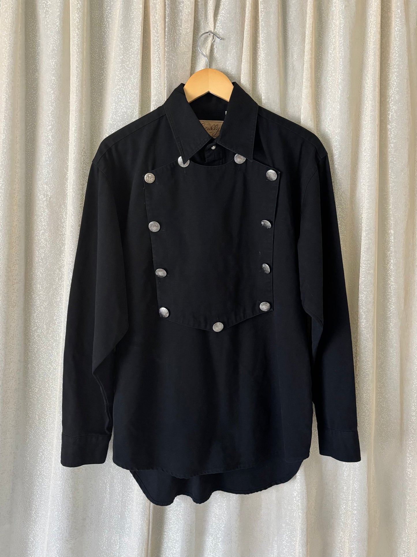 Sully cotton Western bib shirt