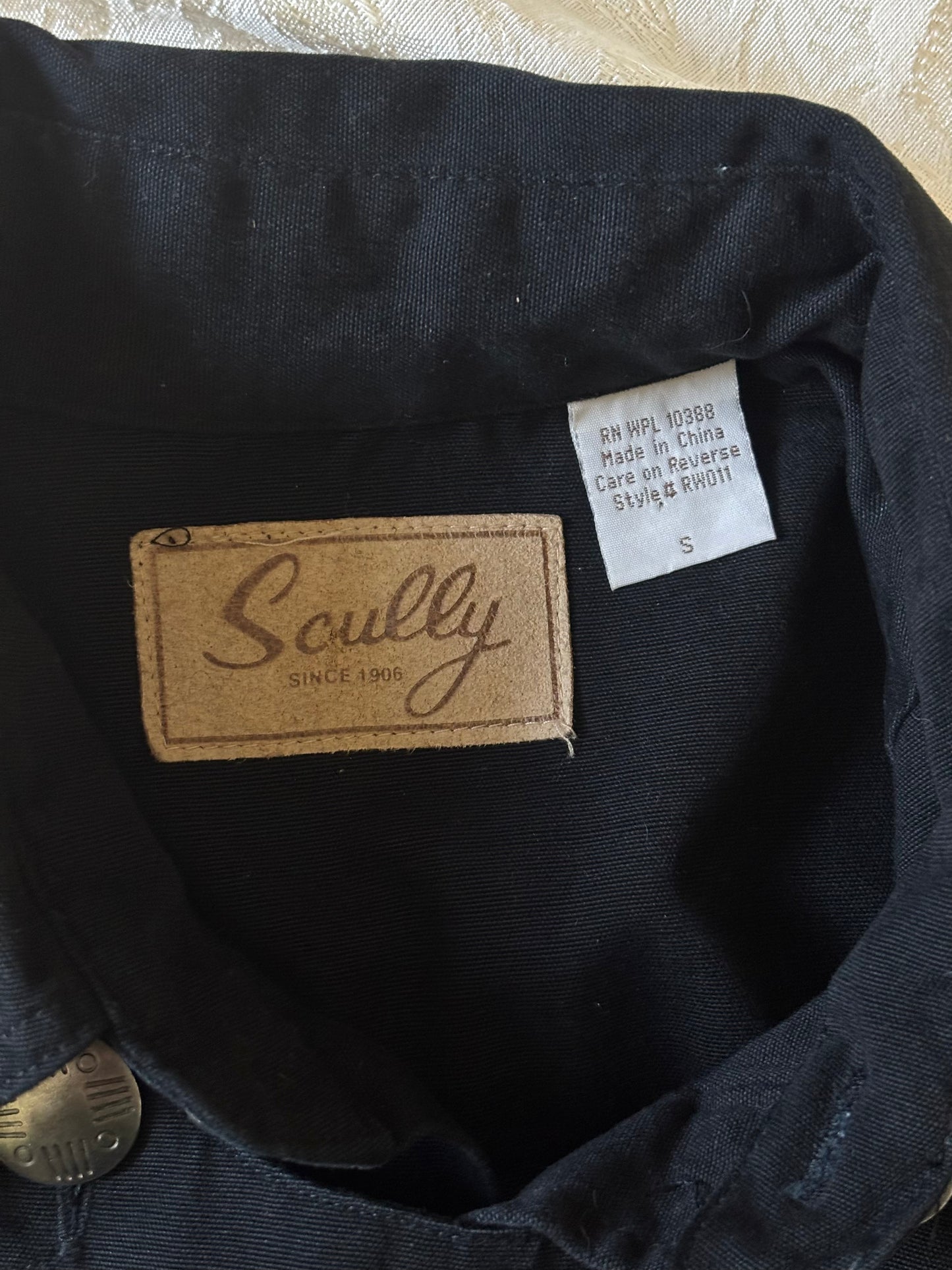Sully cotton Western bib shirt