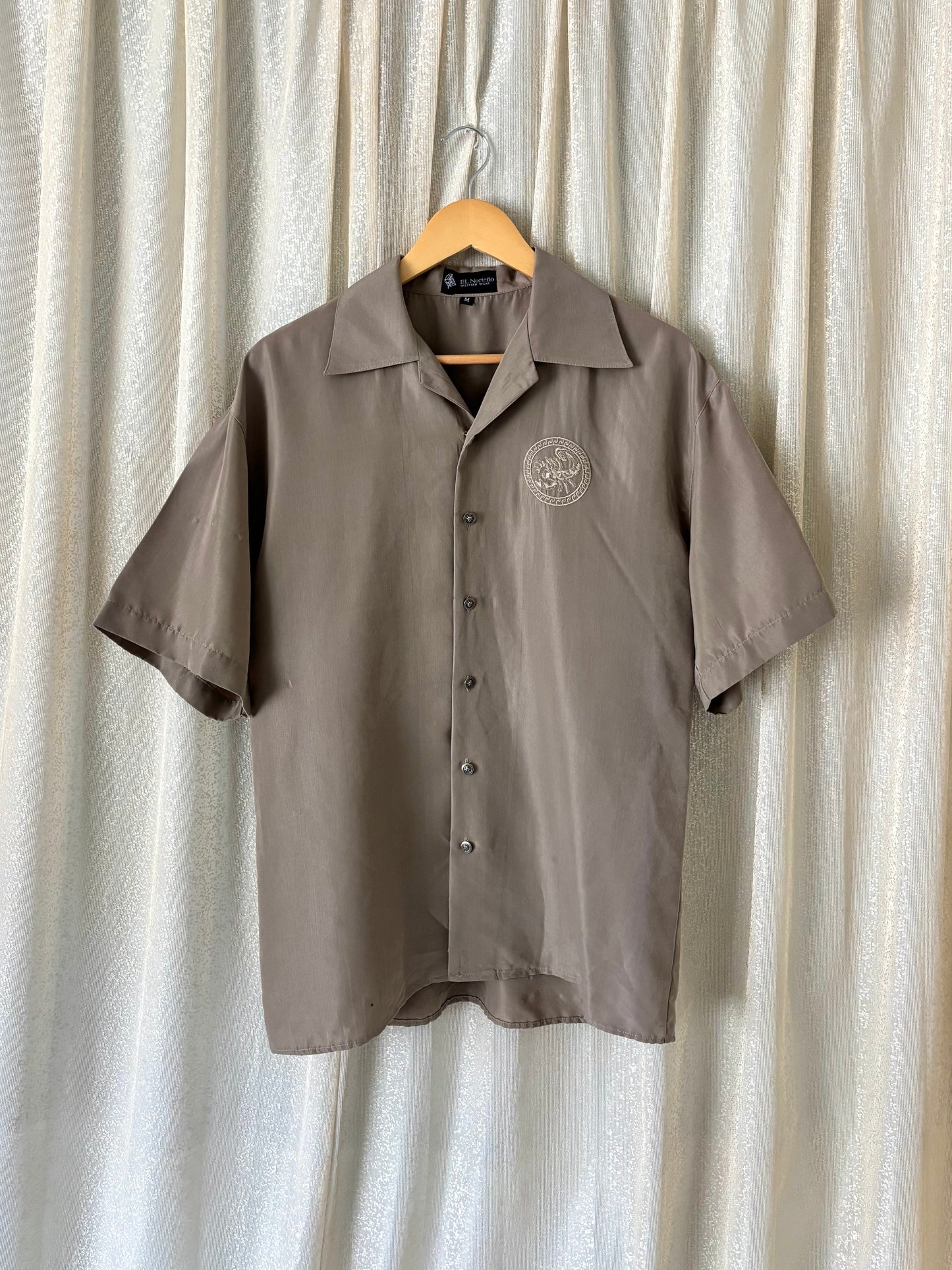 Western scorpion button-down