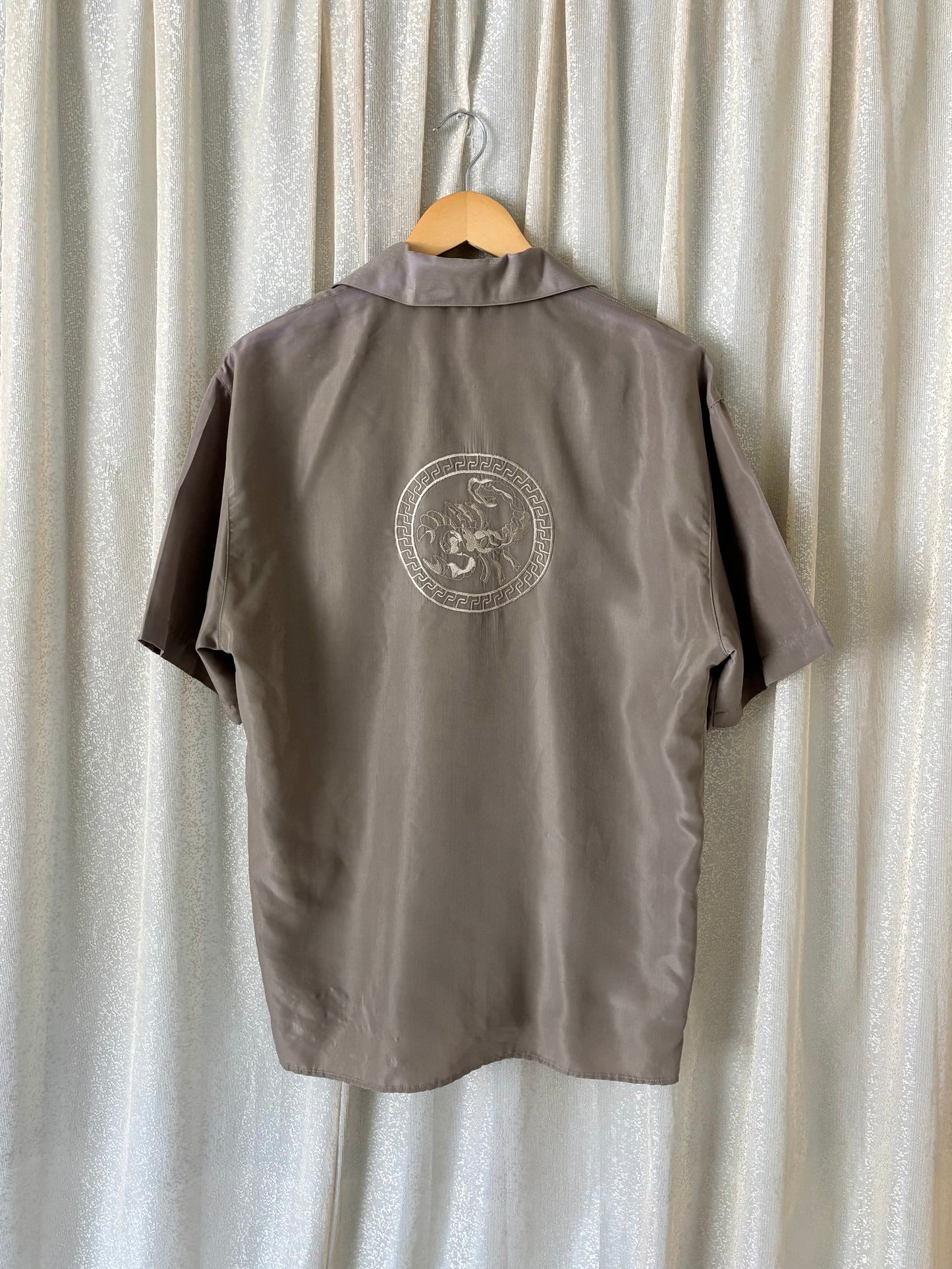 Western scorpion button-down
