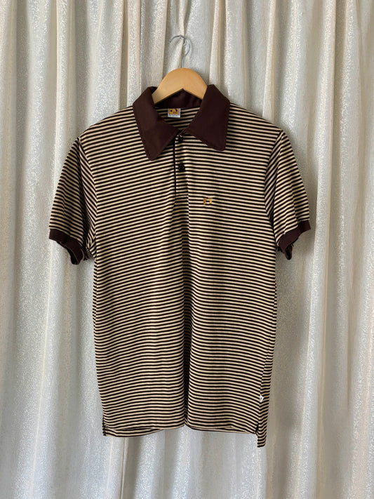 70s striped Hang Ten polo