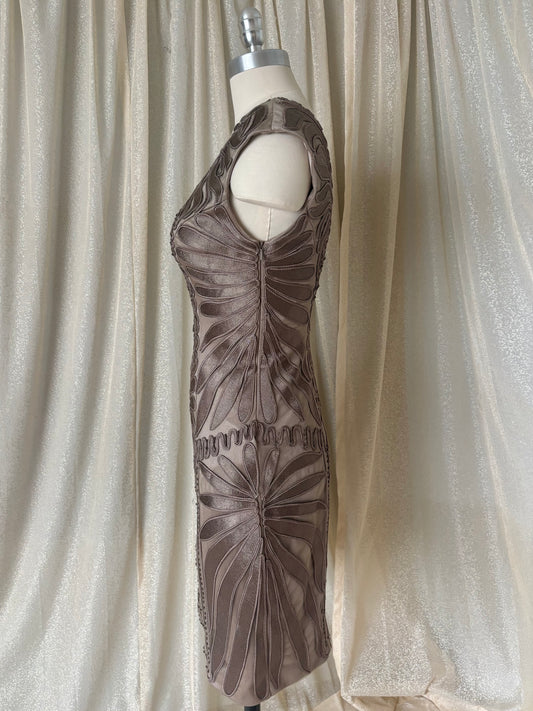 Vintage Sue Wong Nocturne bead embroidered cocktail dress