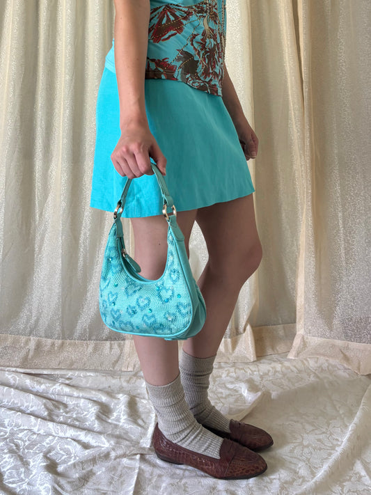 Liz Claiborne mini heart purse