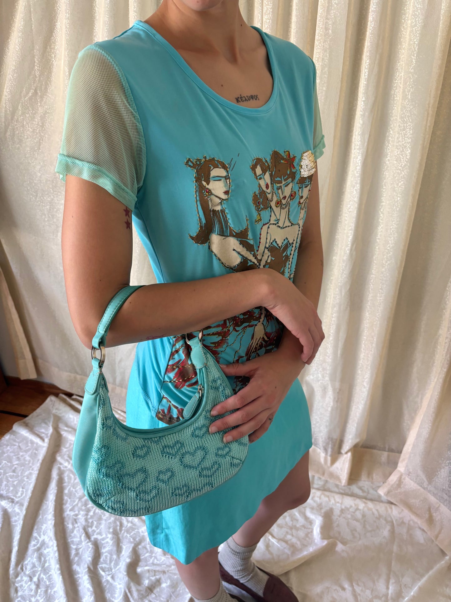 Liz Claiborne mini heart purse