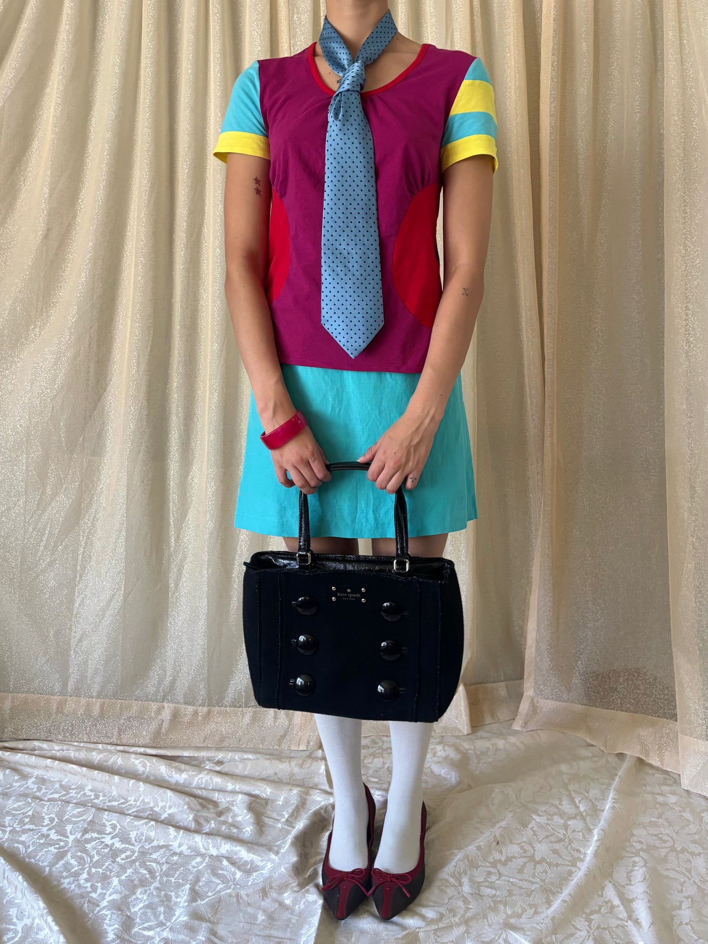 Kate Spade wool button bag