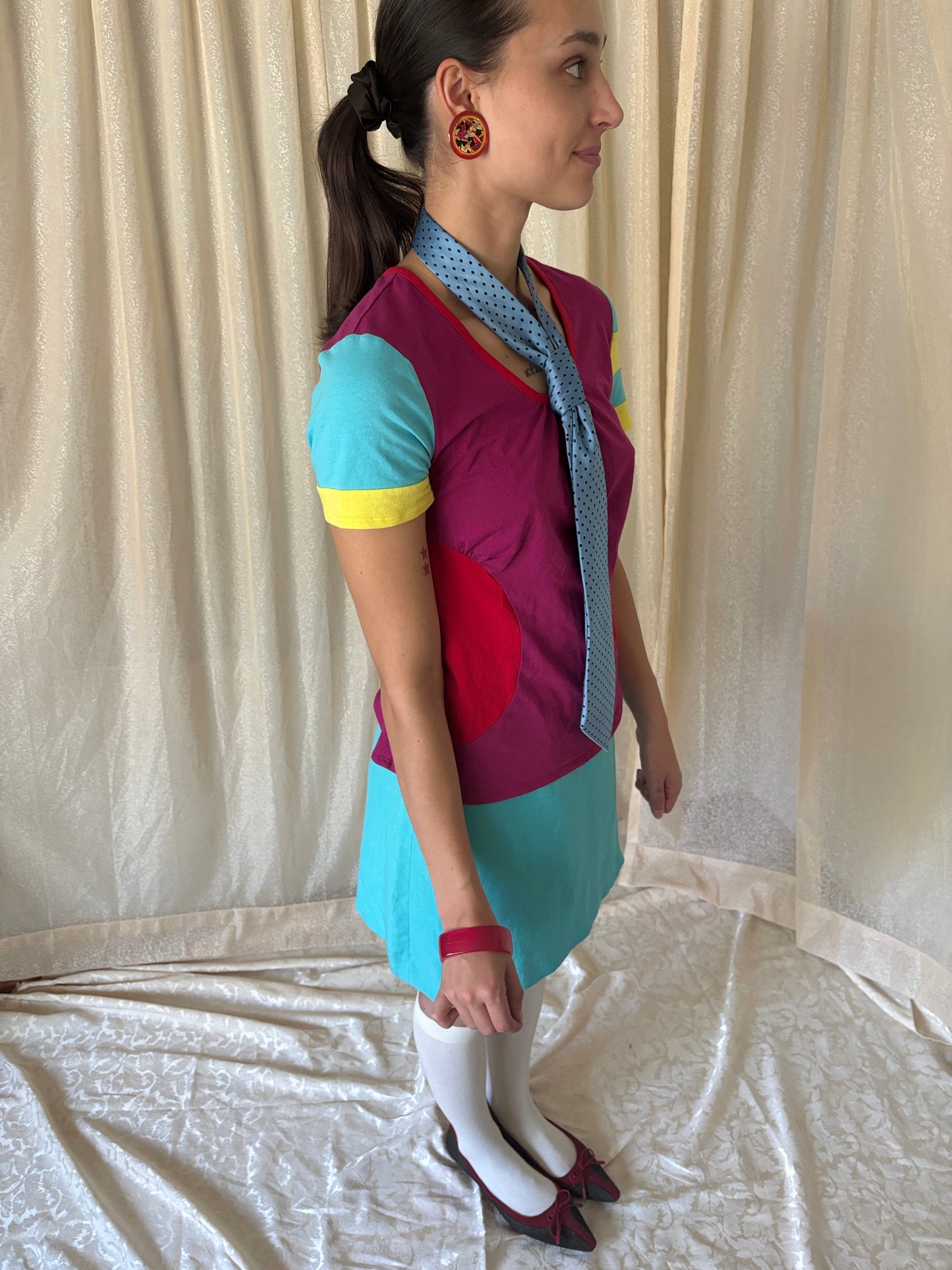 Stephen Burrows colorblock t-shirt