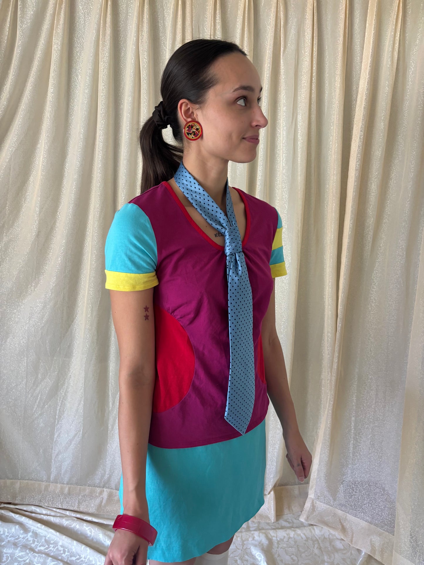 80s clip on earrings