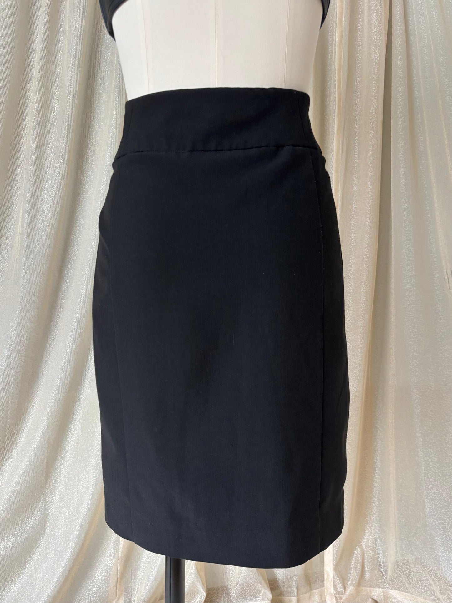 Vintage sailor-style pencil skirt
