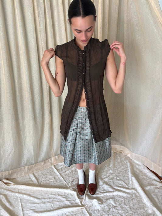 Charlotte Russe cap sleeve blouse