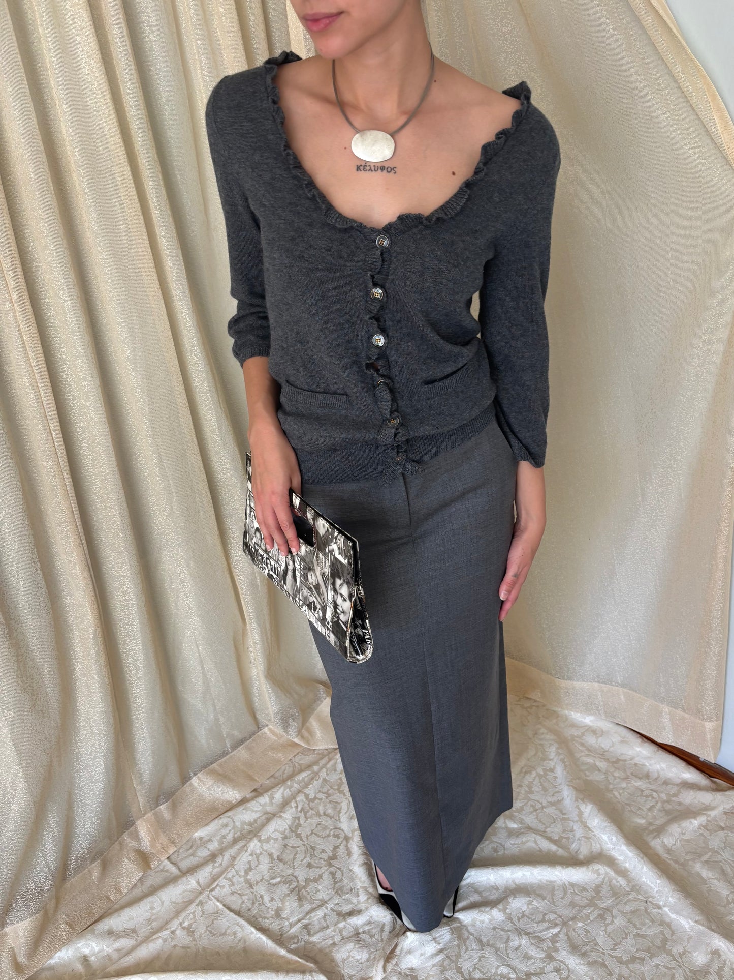 Juicy Couture ruffle cardigan