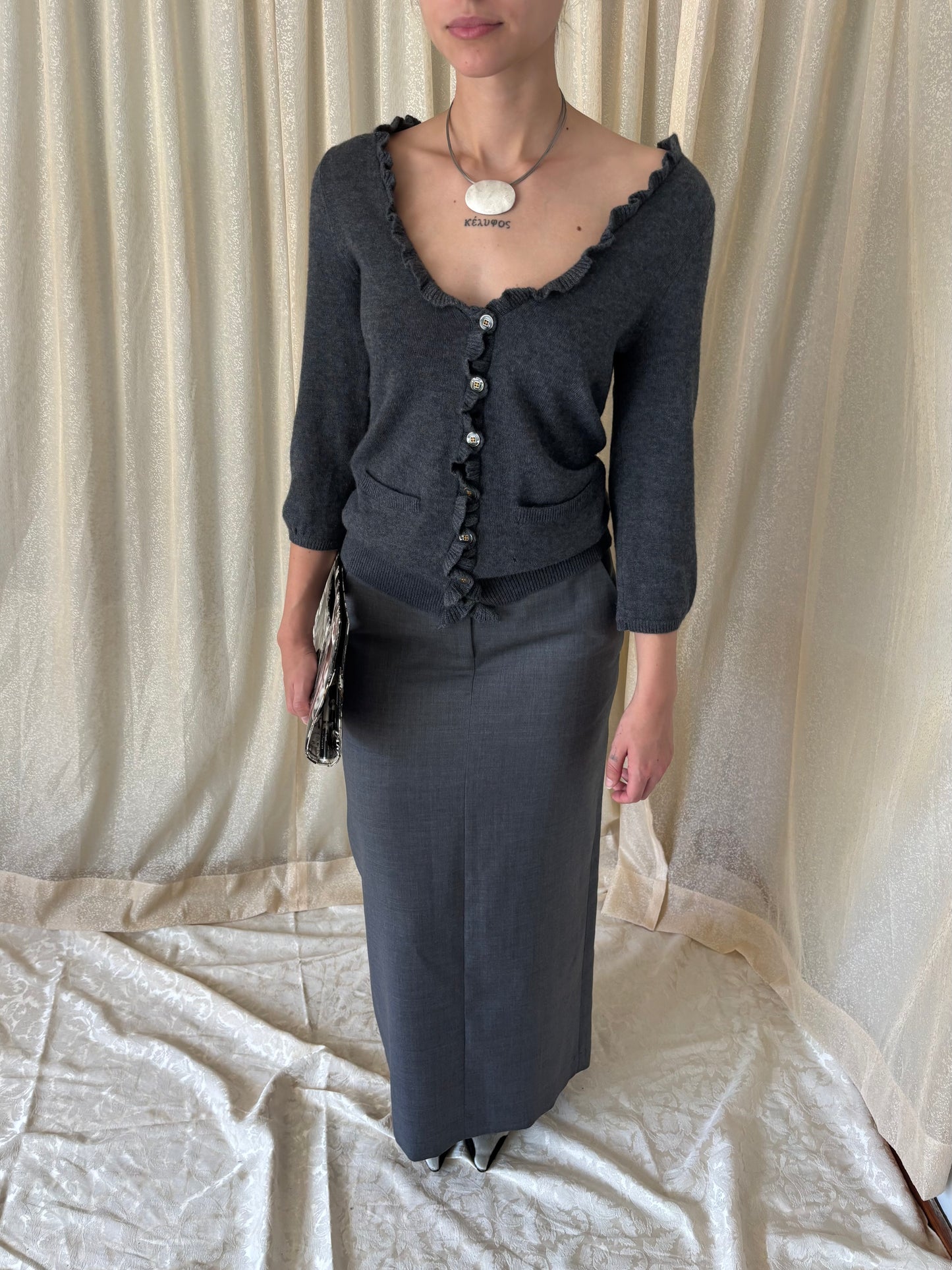 Juicy Couture ruffle cardigan