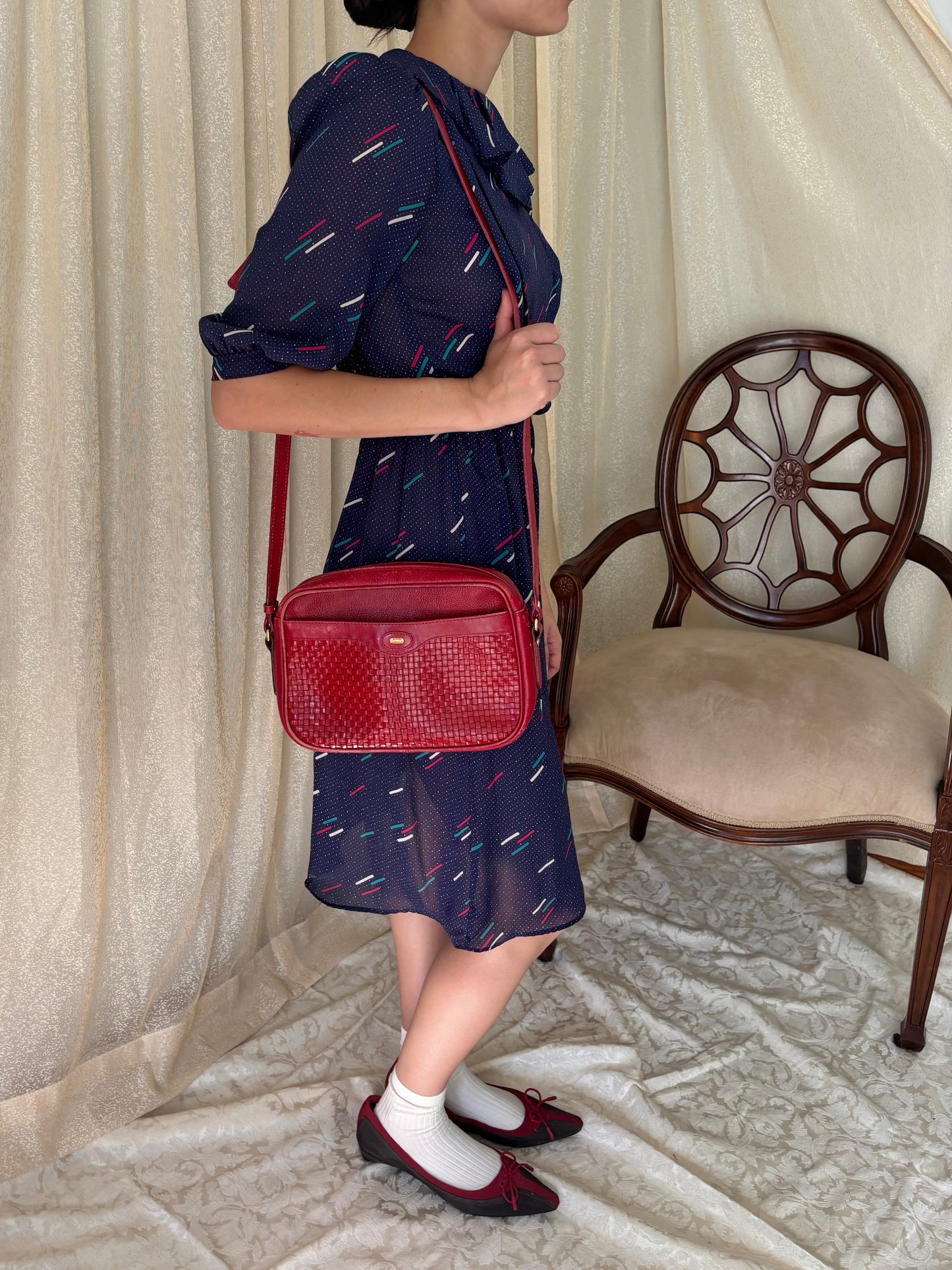 80s vintage sheer dress