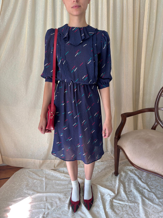 80s vintage sheer dress