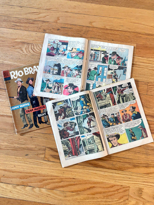 50s/60s Dell Western comics: The Cisco Kid, Rio Bravo, & Gunsmoke