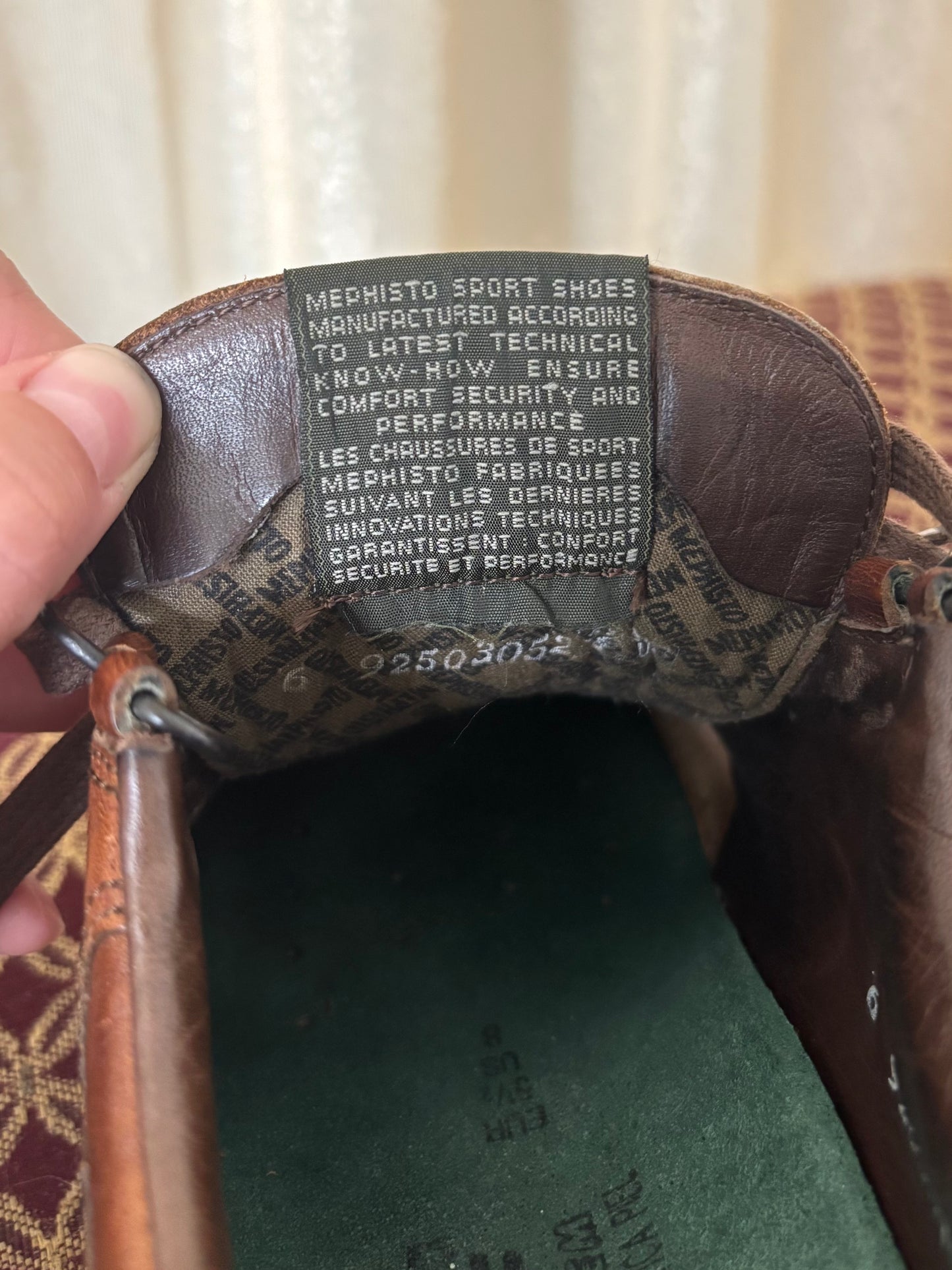 Mephisto leather sneakers