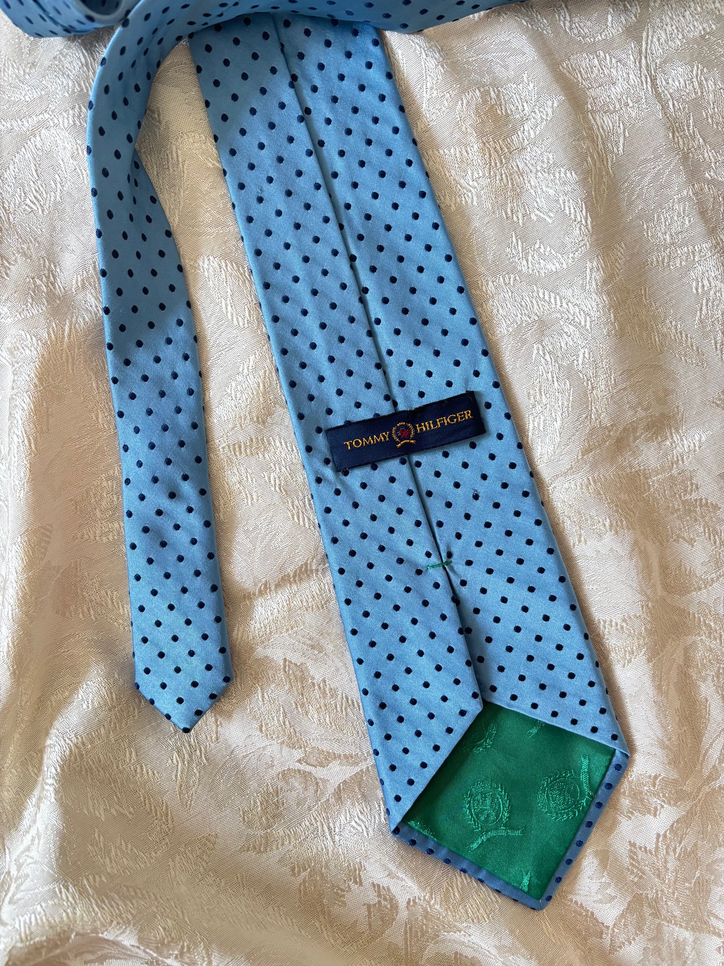Tommy Hilfiger polka dot tie