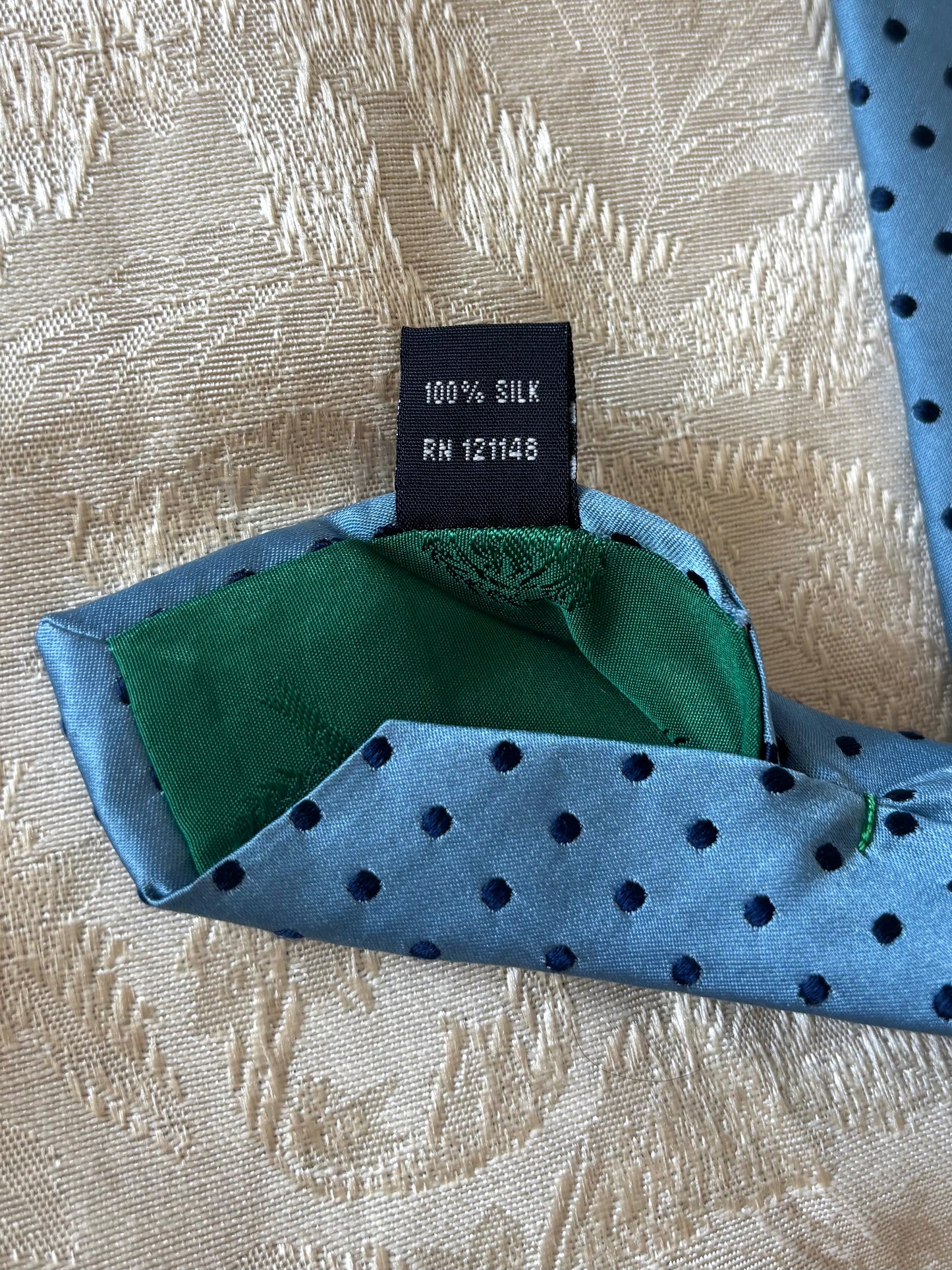 Tommy Hilfiger polka dot tie