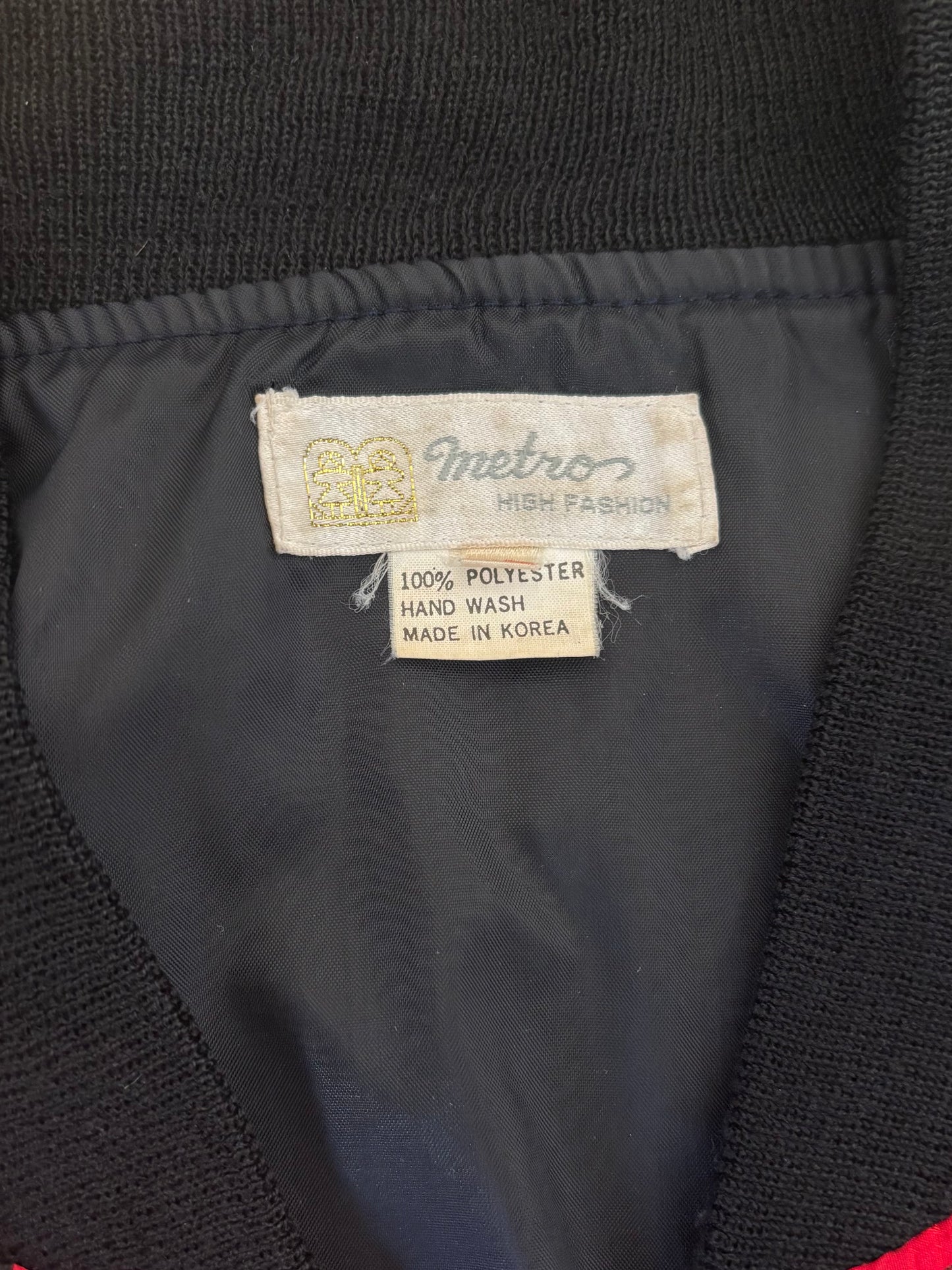 80s Korean hot air balloon baroque bomber jacket