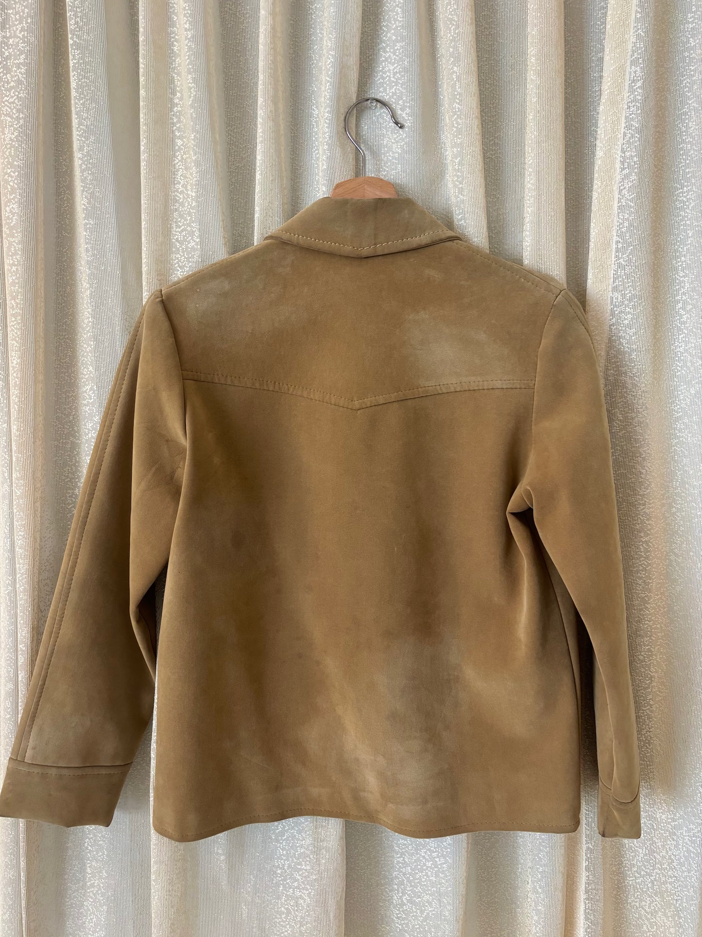 60s Joseph Magnin cotton suede jacket