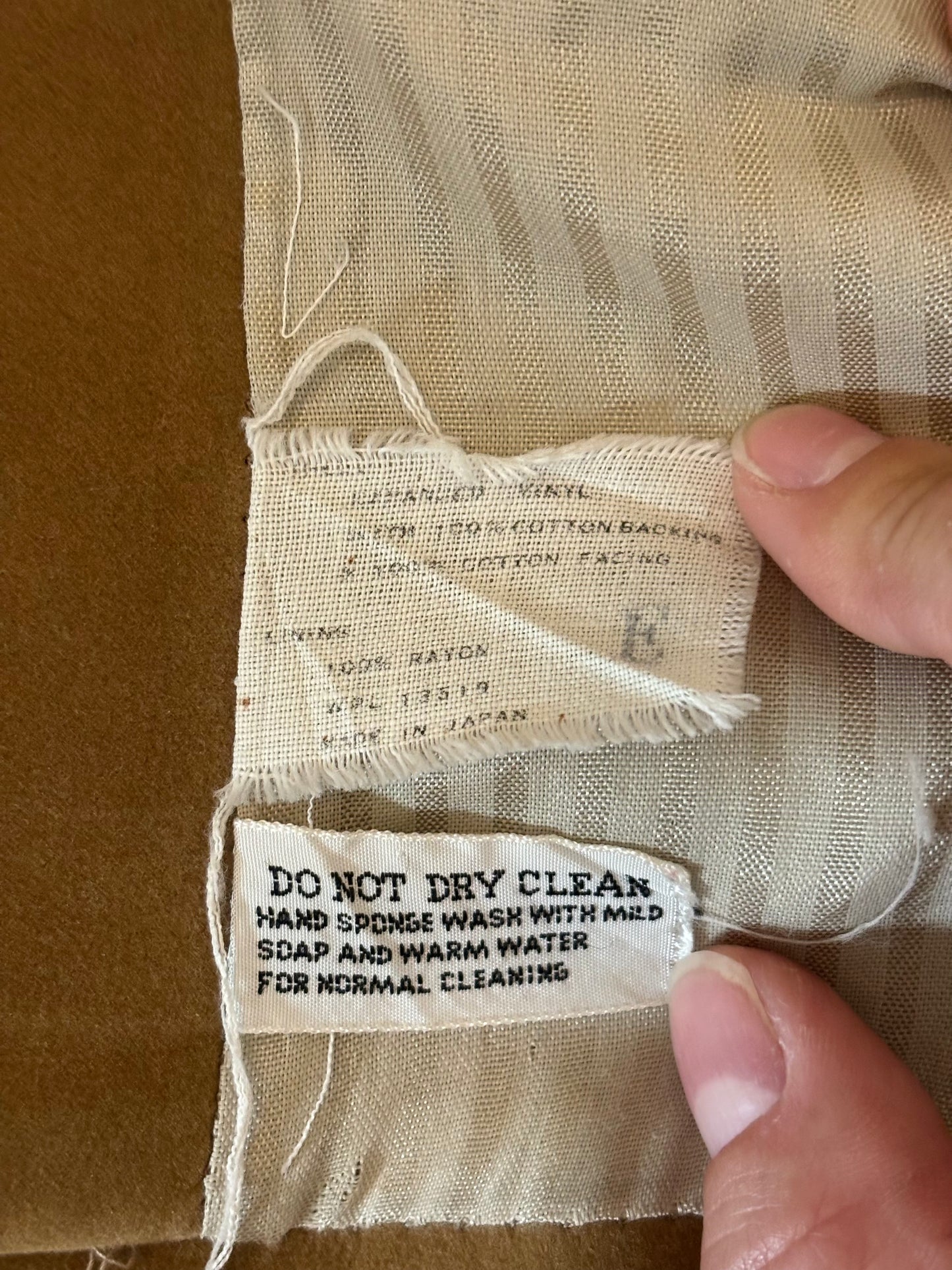 60s Joseph Magnin cotton suede jacket