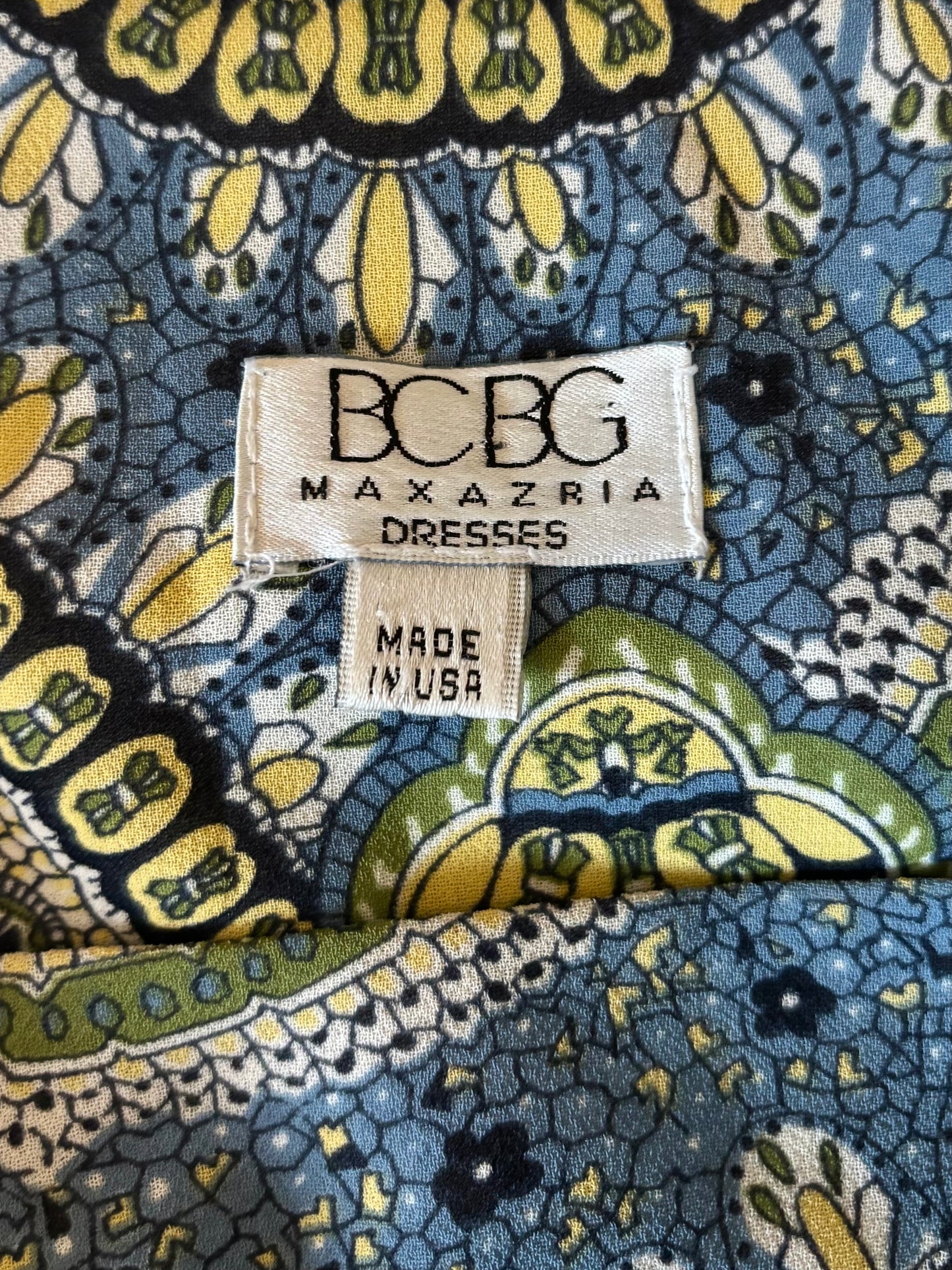 90s BCBG paisley print maxi dress