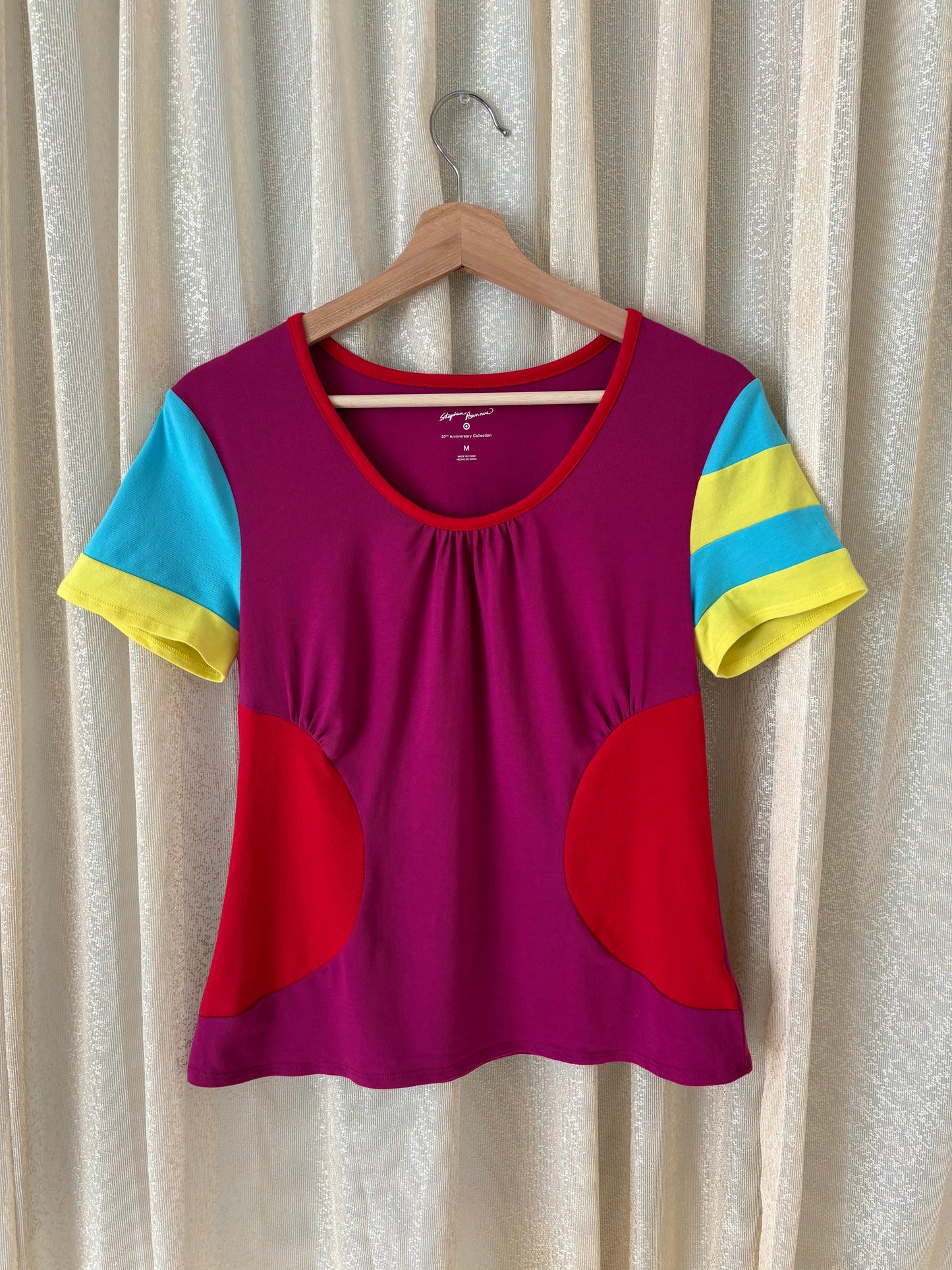 Stephen Burrows colorblock t-shirt