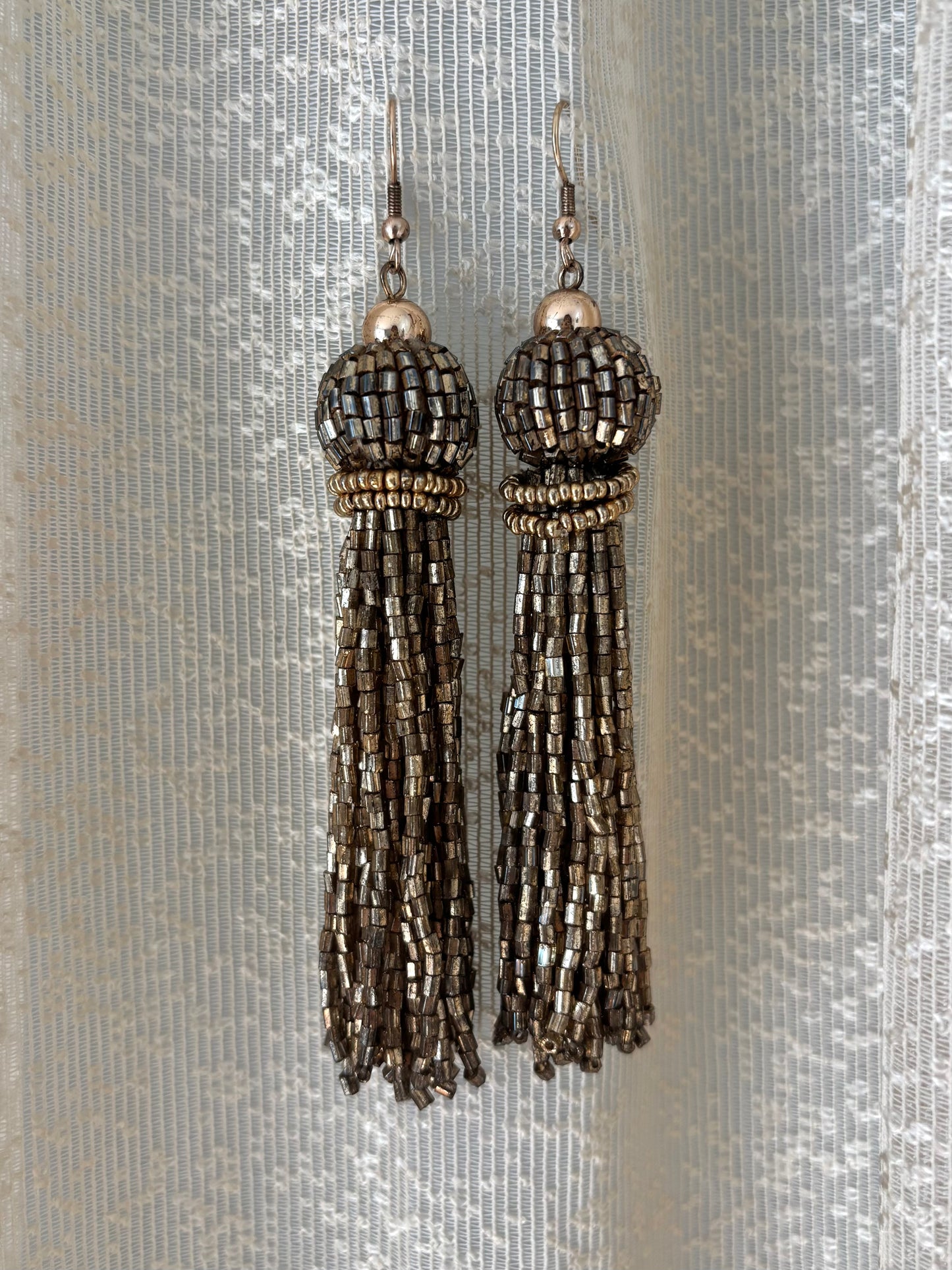 80s tassel earrings