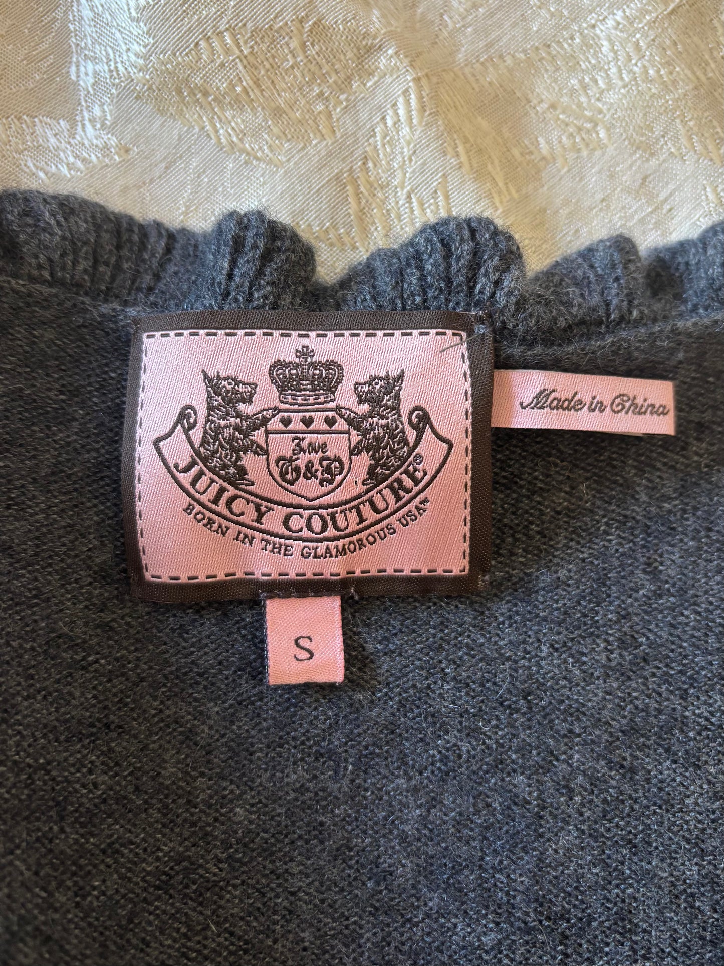 Juicy Couture ruffle cardigan