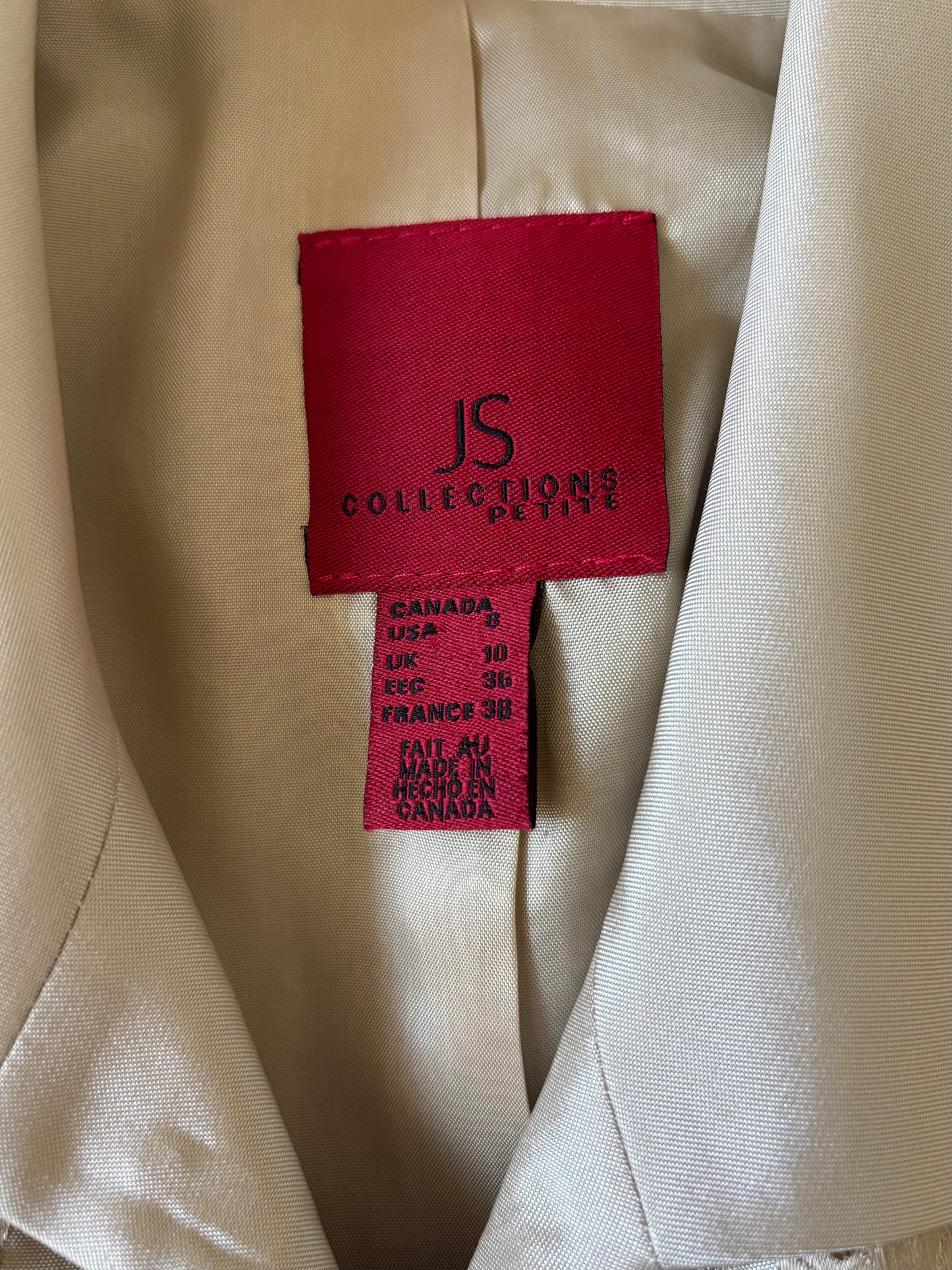 Bead embroidered evening jacket