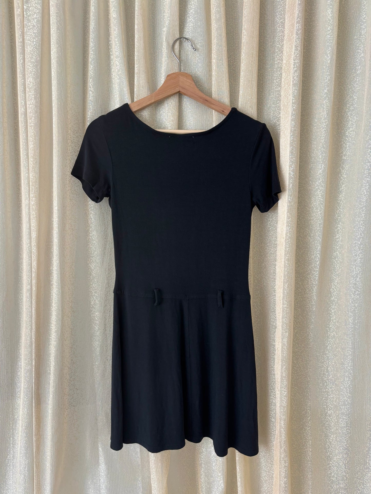 90s black mini dress