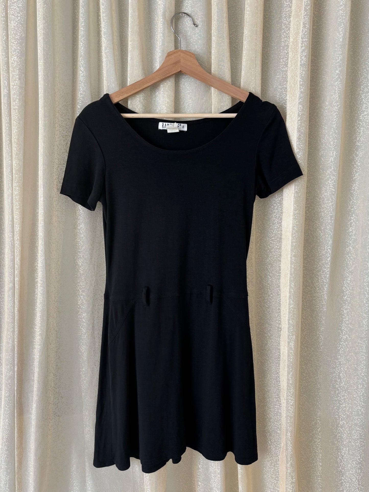 90s black mini dress