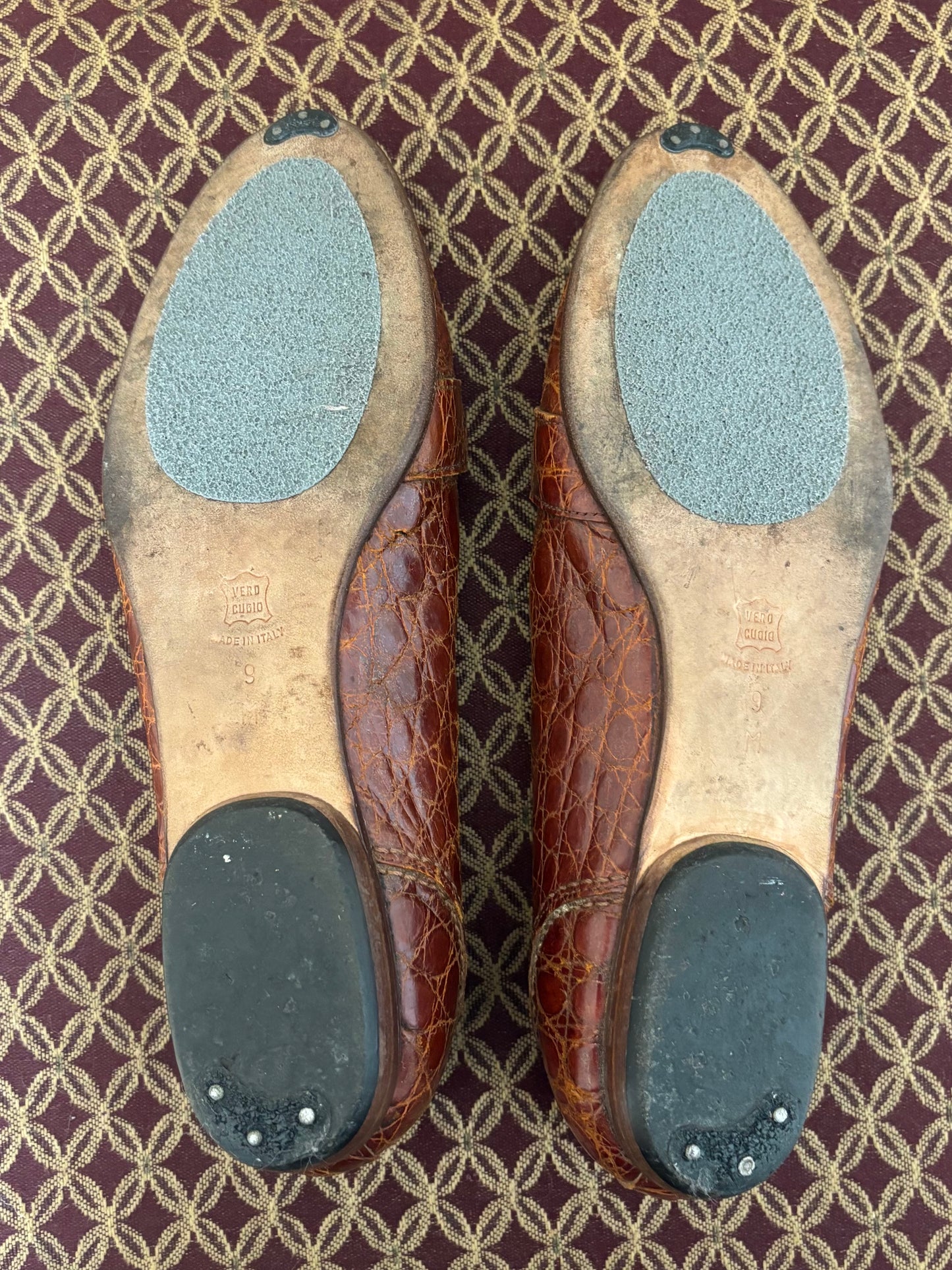 Sesto Meucci crocodile loafers