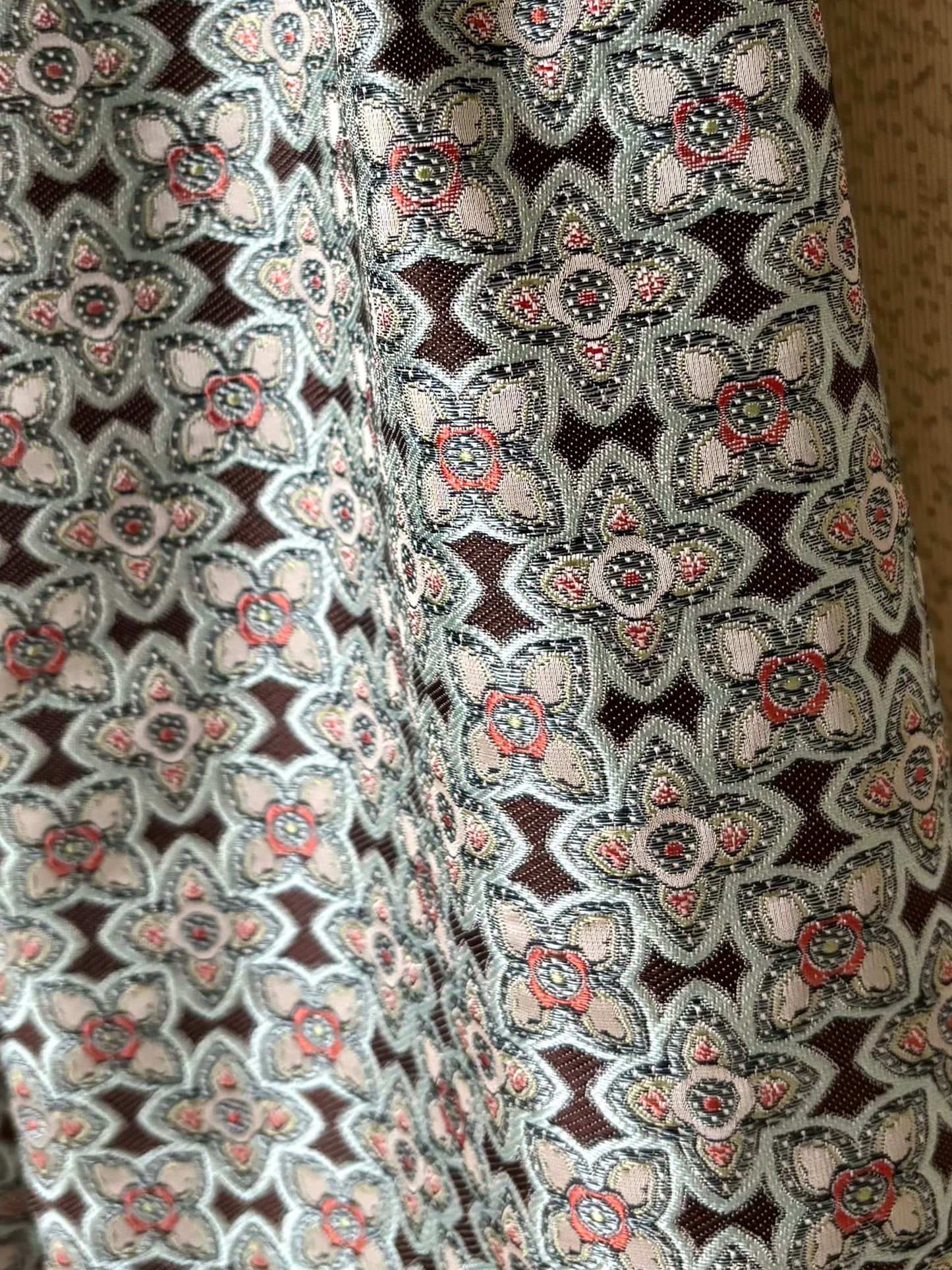 Silk patterned petticoat skirt