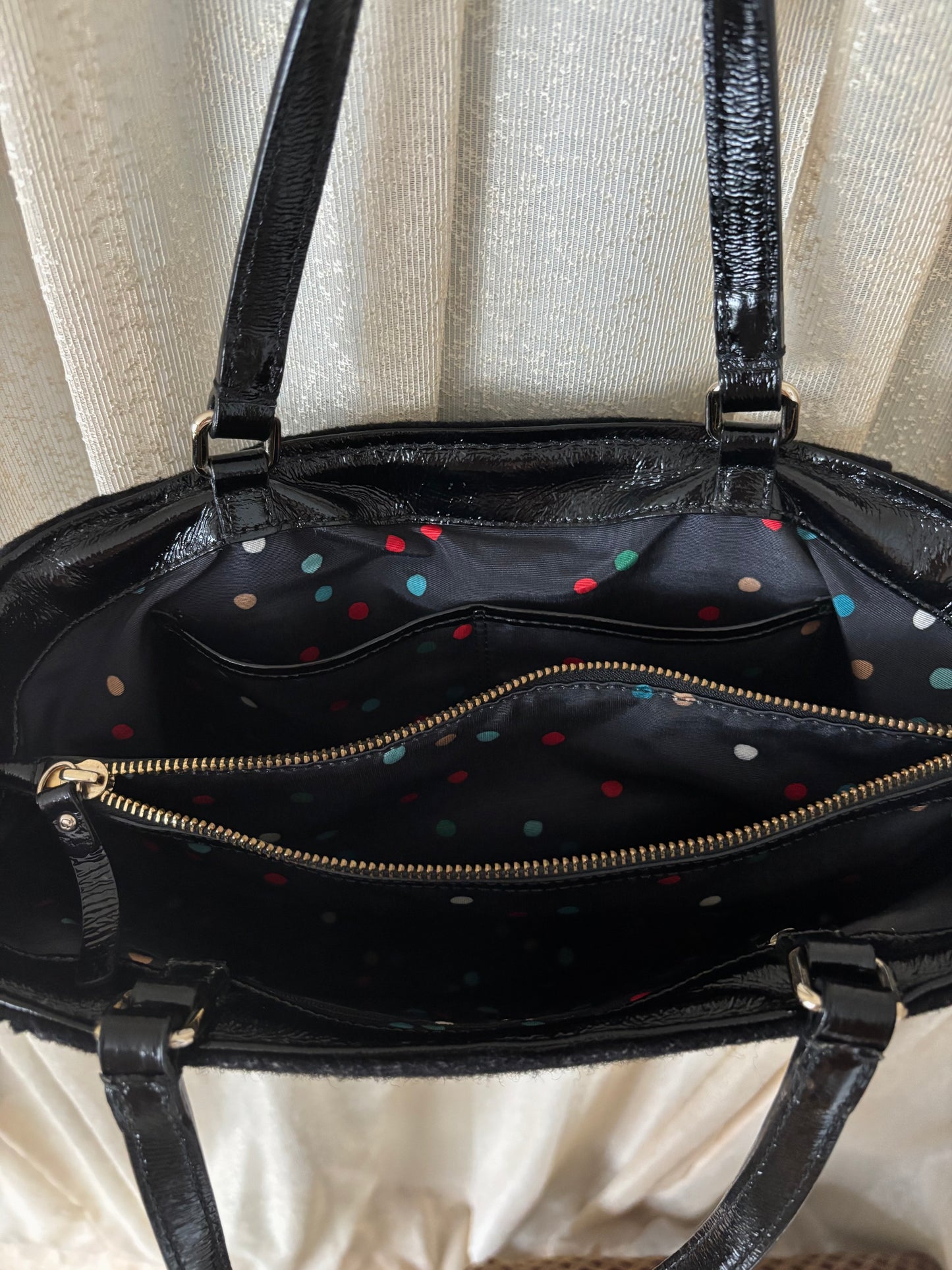 Kate Spade wool button bag