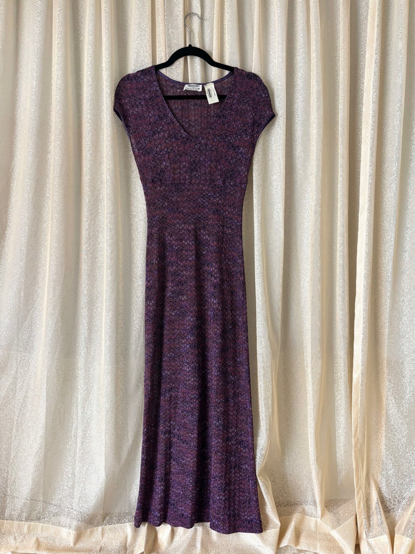 Missoni glitter maxi dress