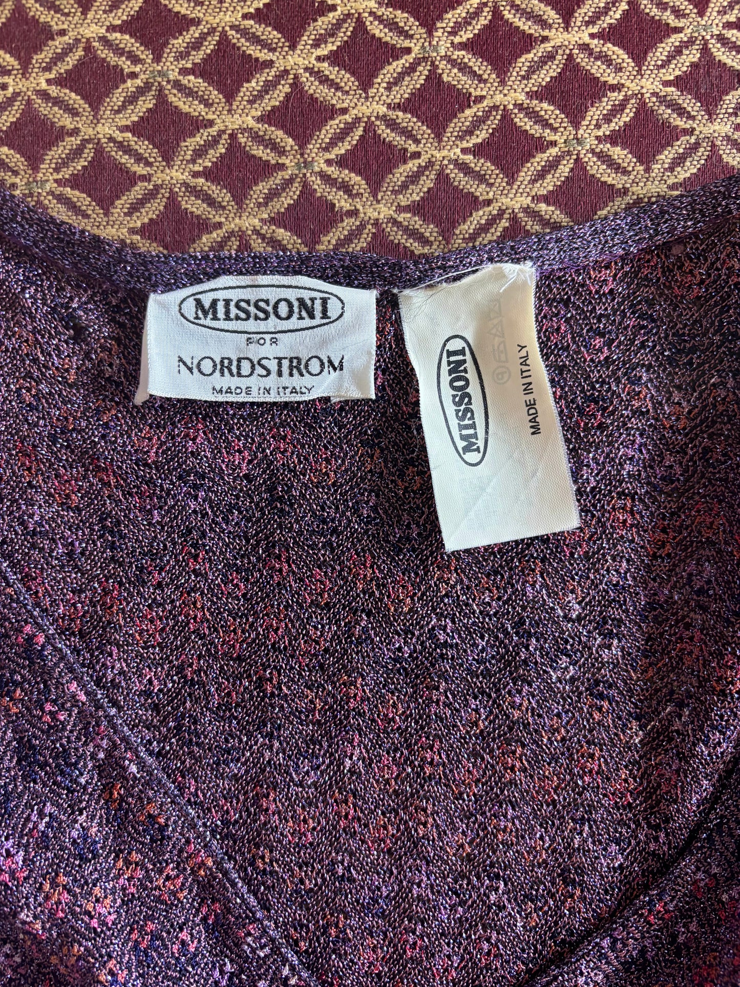 Missoni glitter maxi dress