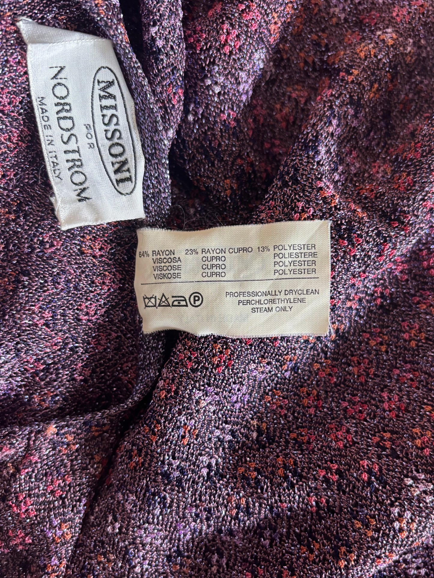 Missoni glitter maxi dress