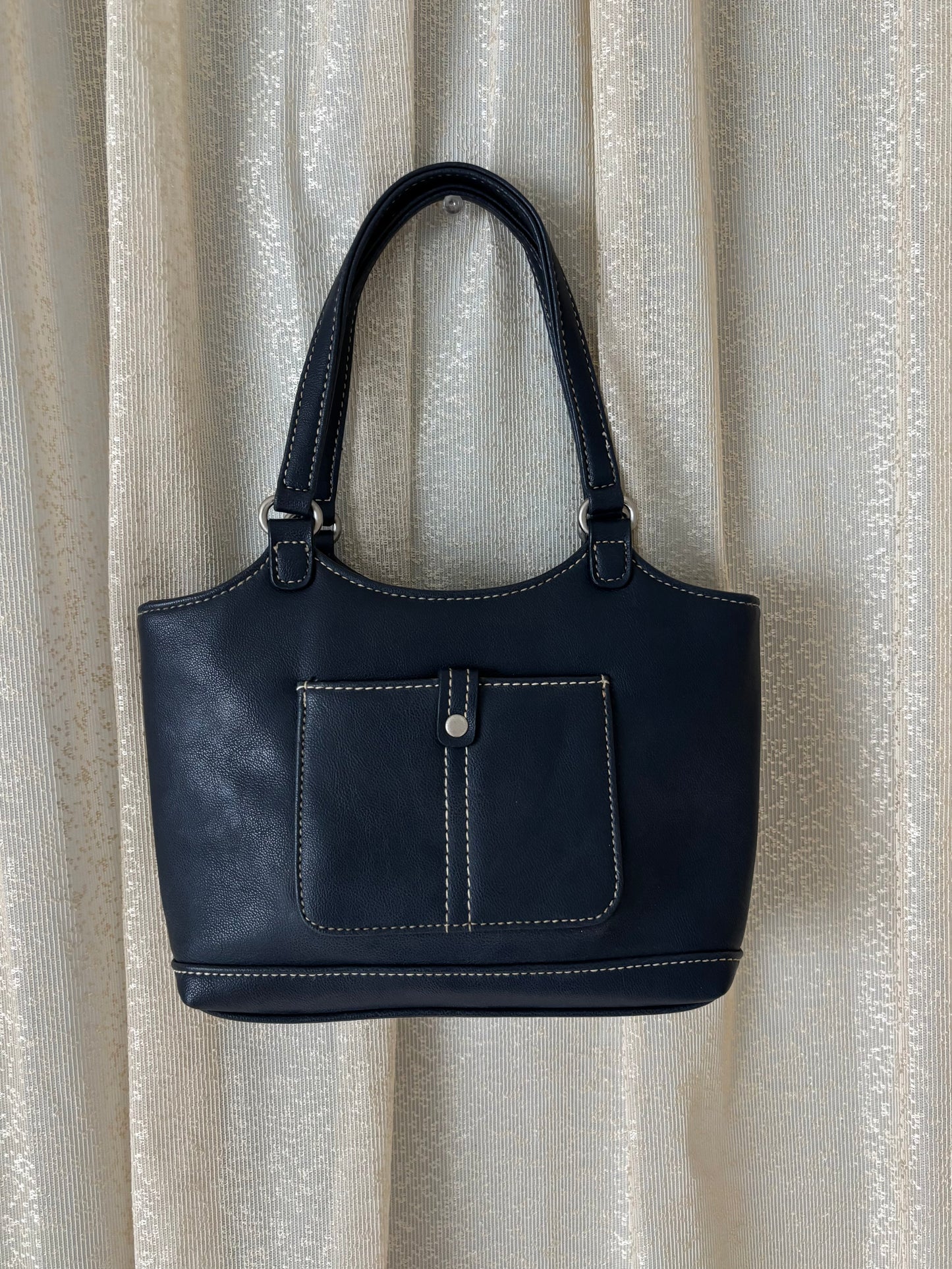 Liz Claiborne mini navy tote