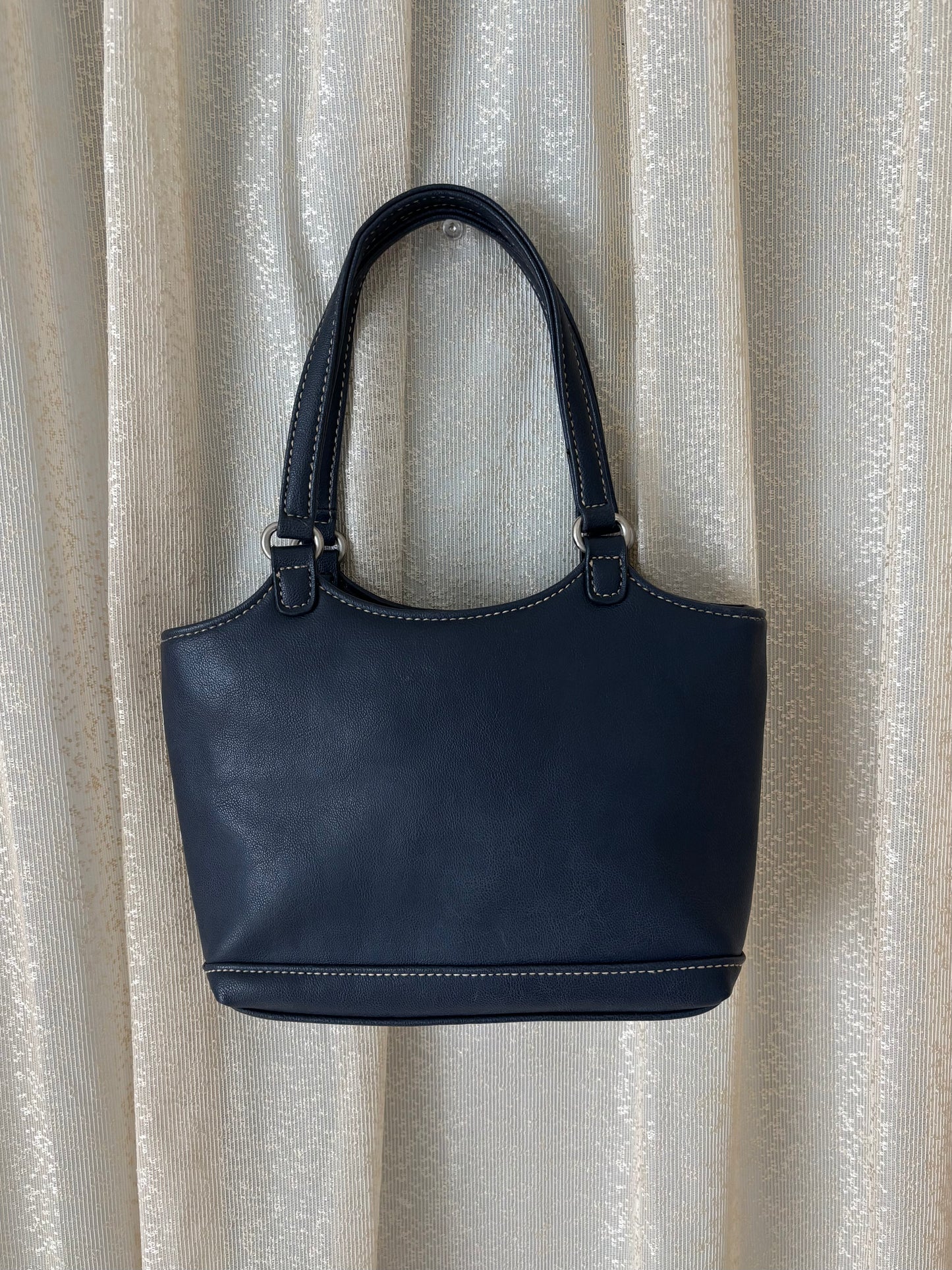 Liz Claiborne mini navy tote