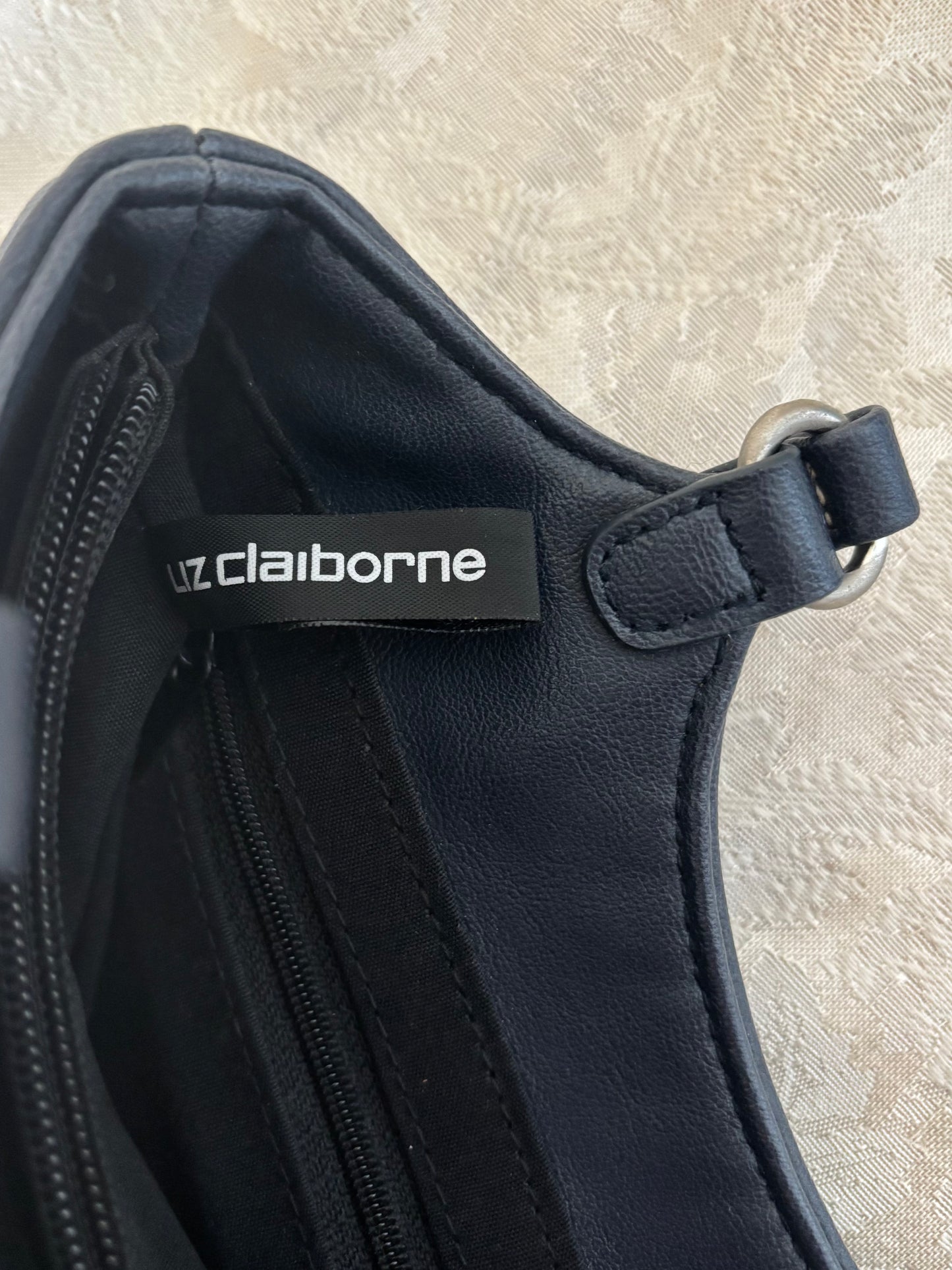 Liz Claiborne mini navy tote