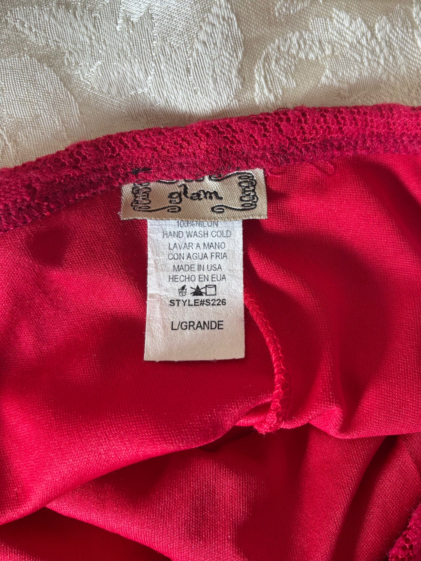 Asymmetrical lace patchwork skirt