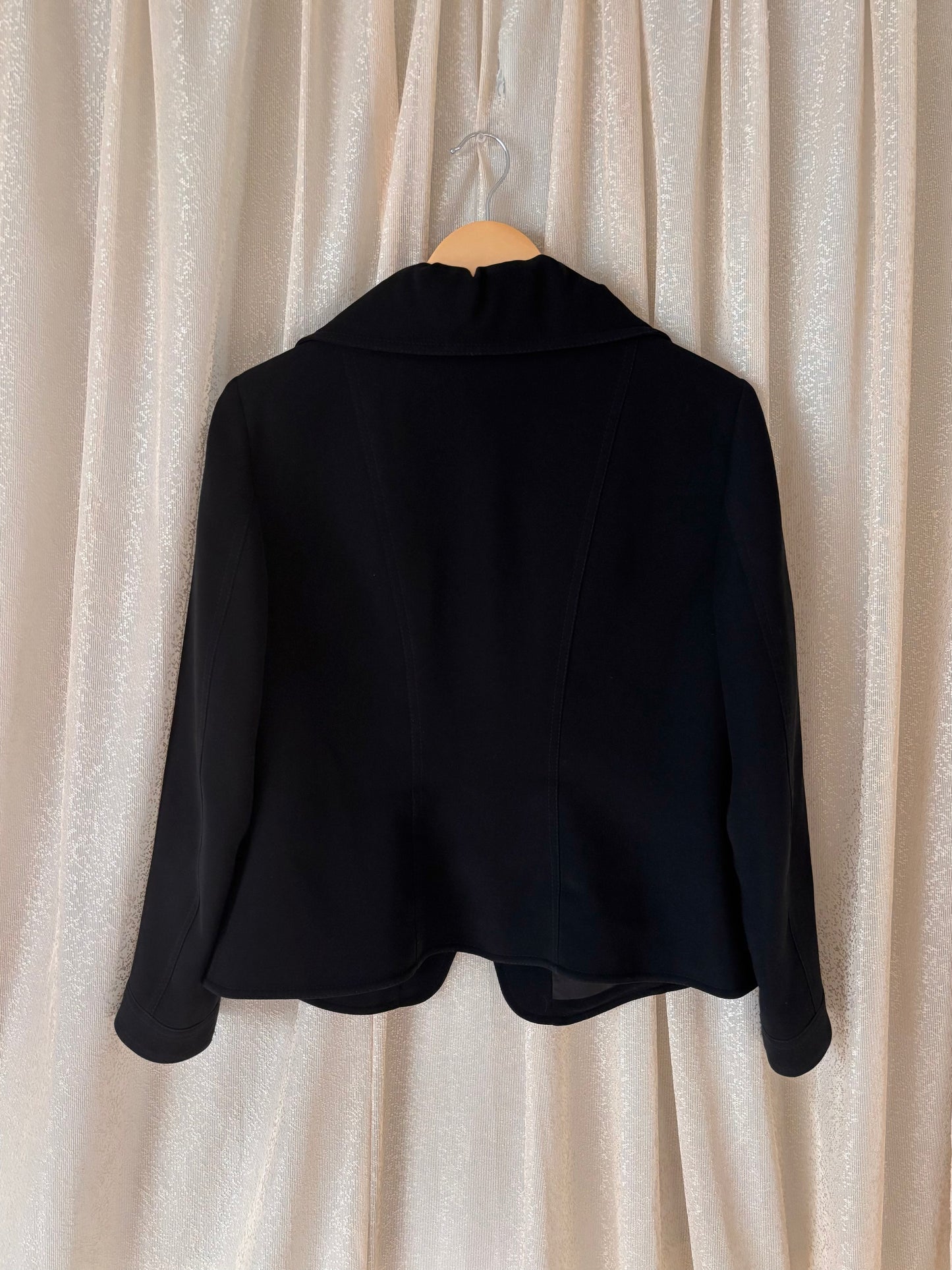 Armani Collezioni diagonal buttoned jacket