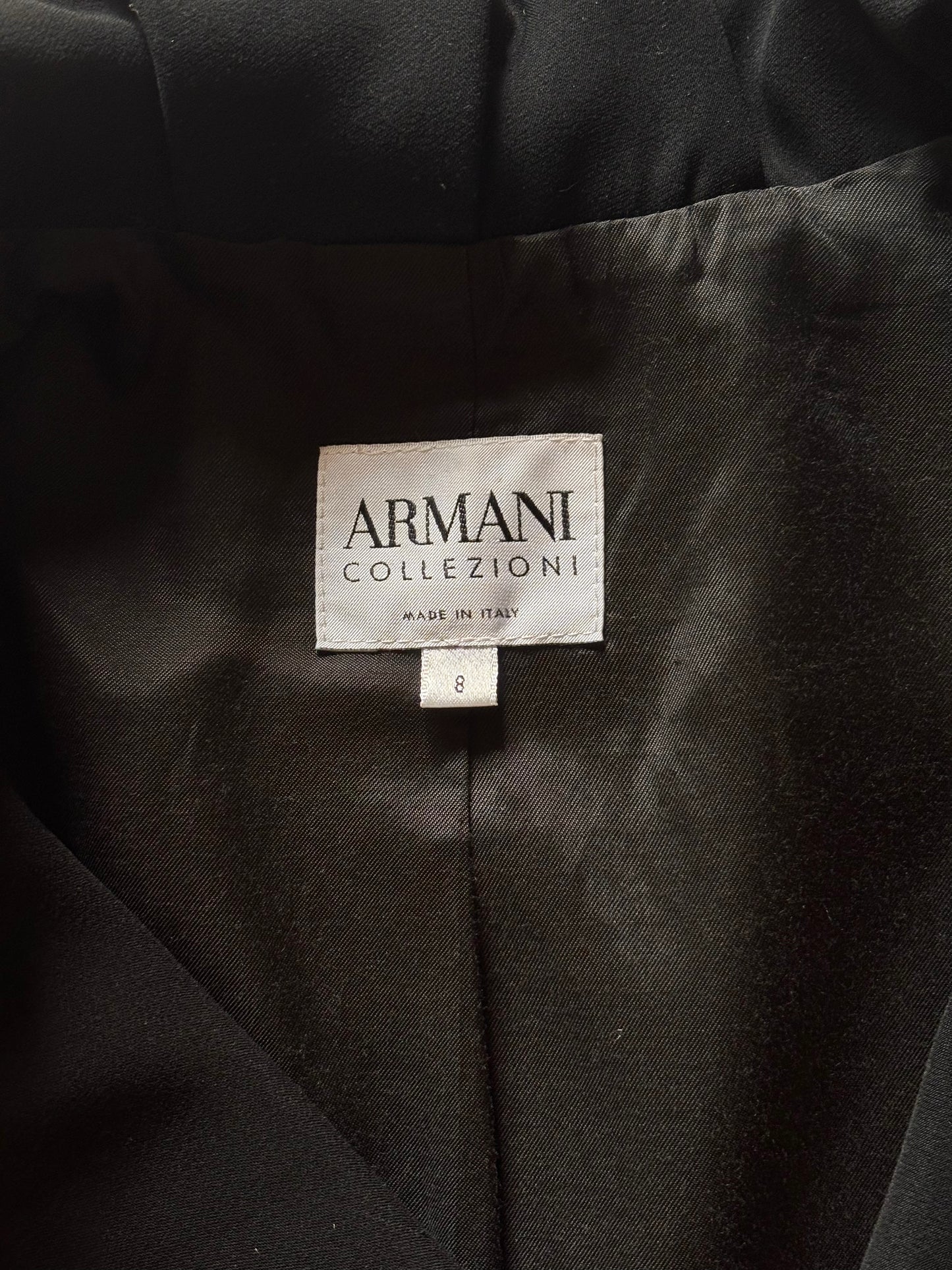 Armani Collezioni diagonal buttoned jacket