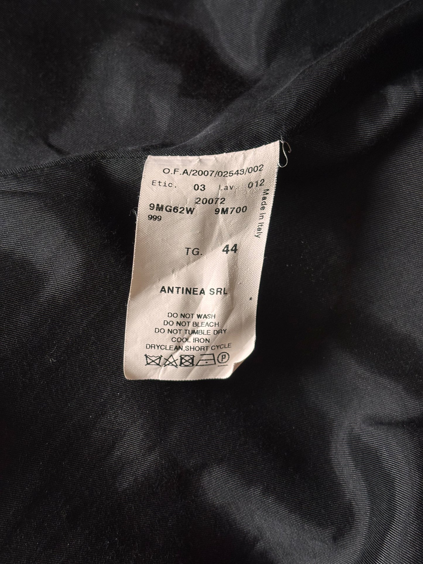 Armani Collezioni diagonal buttoned jacket