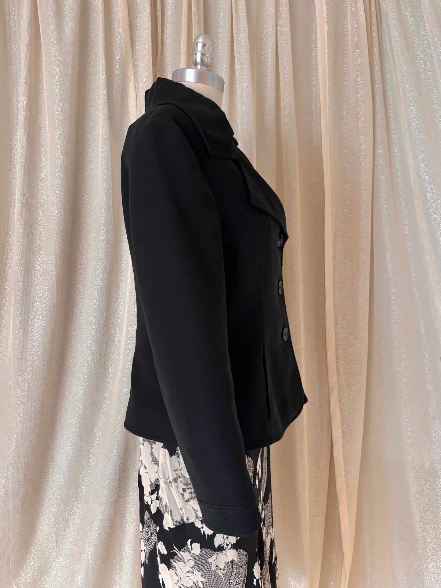 Armani Collezioni diagonal buttoned jacket
