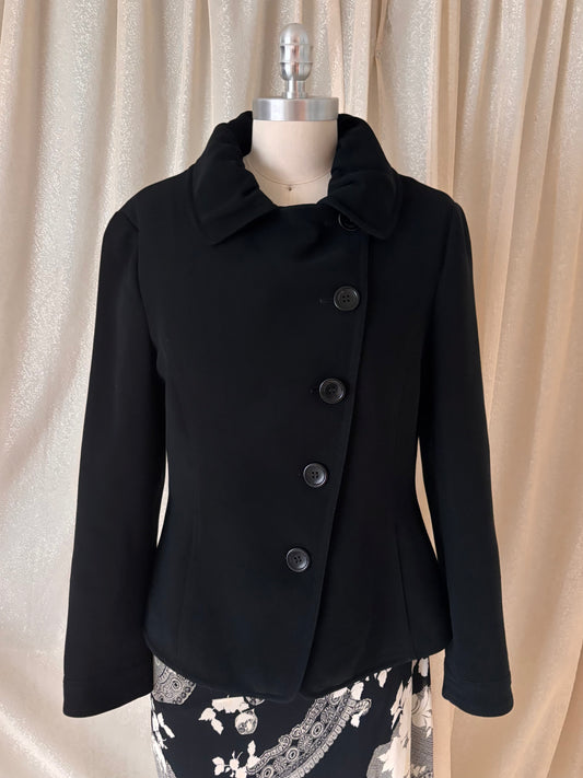 Armani Collezioni diagonal buttoned jacket