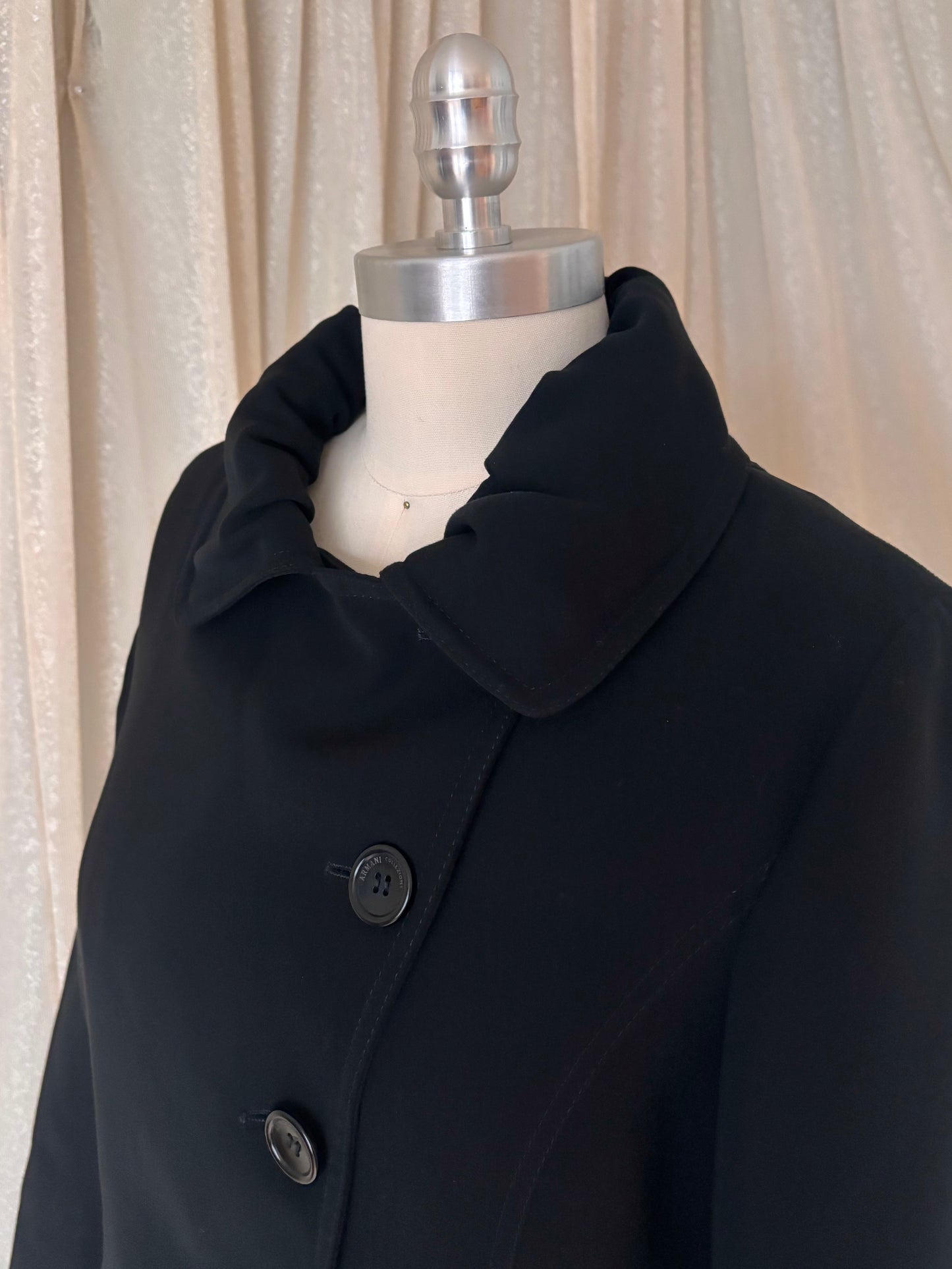 Armani Collezioni diagonal buttoned jacket