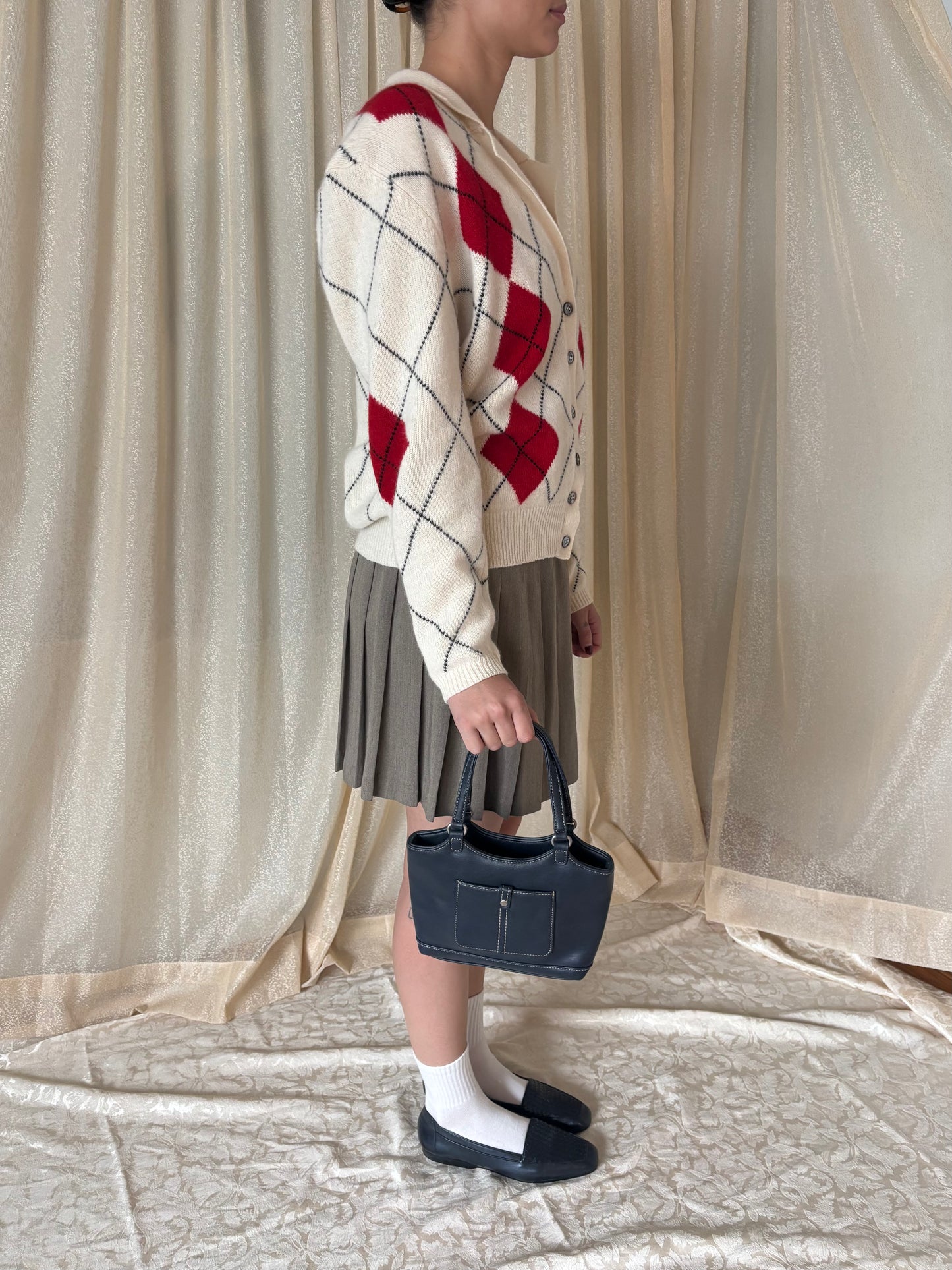 Liz Claiborne mini navy tote