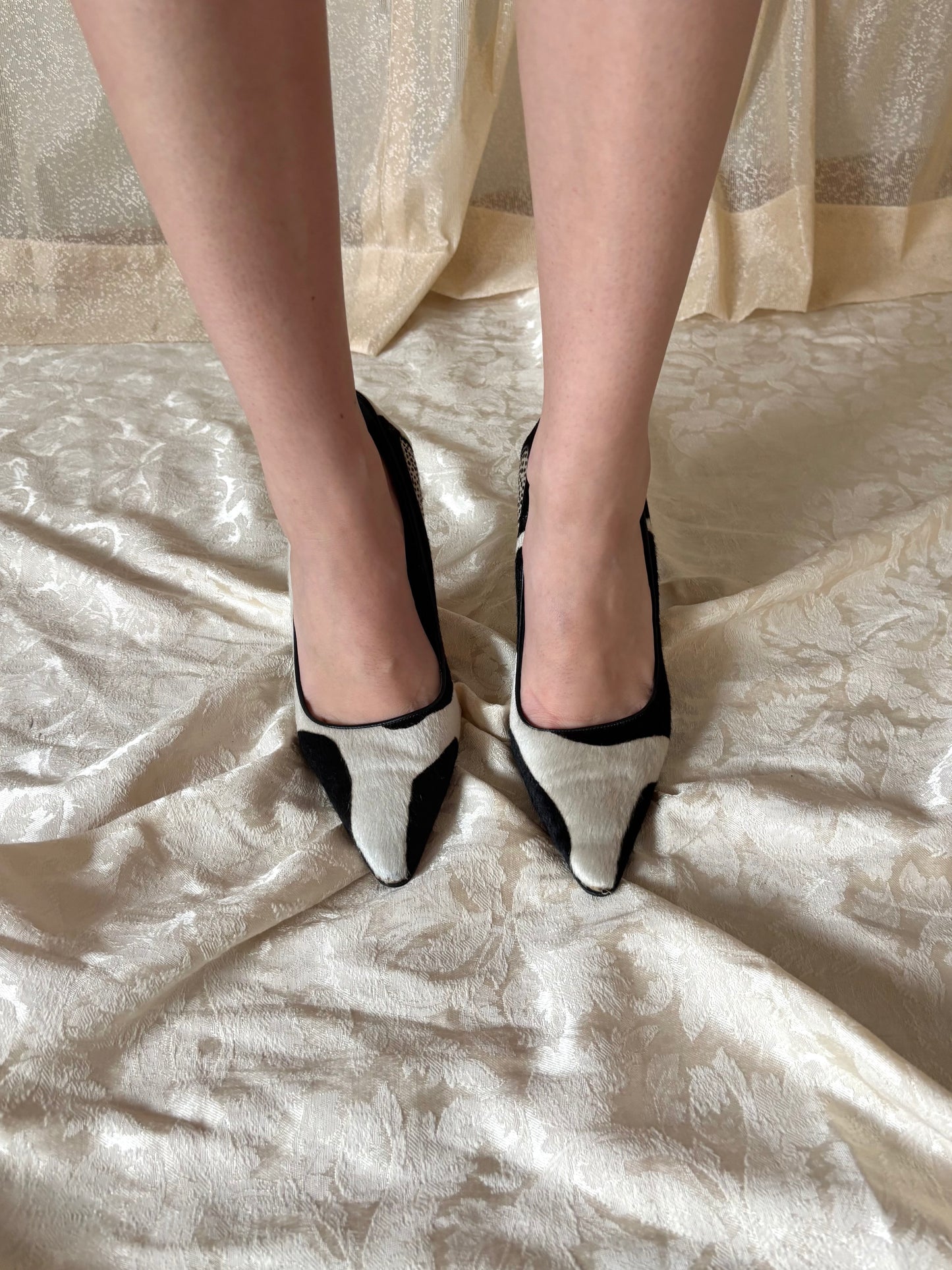Vintage Manolo Blahnik pony-hair stilettos