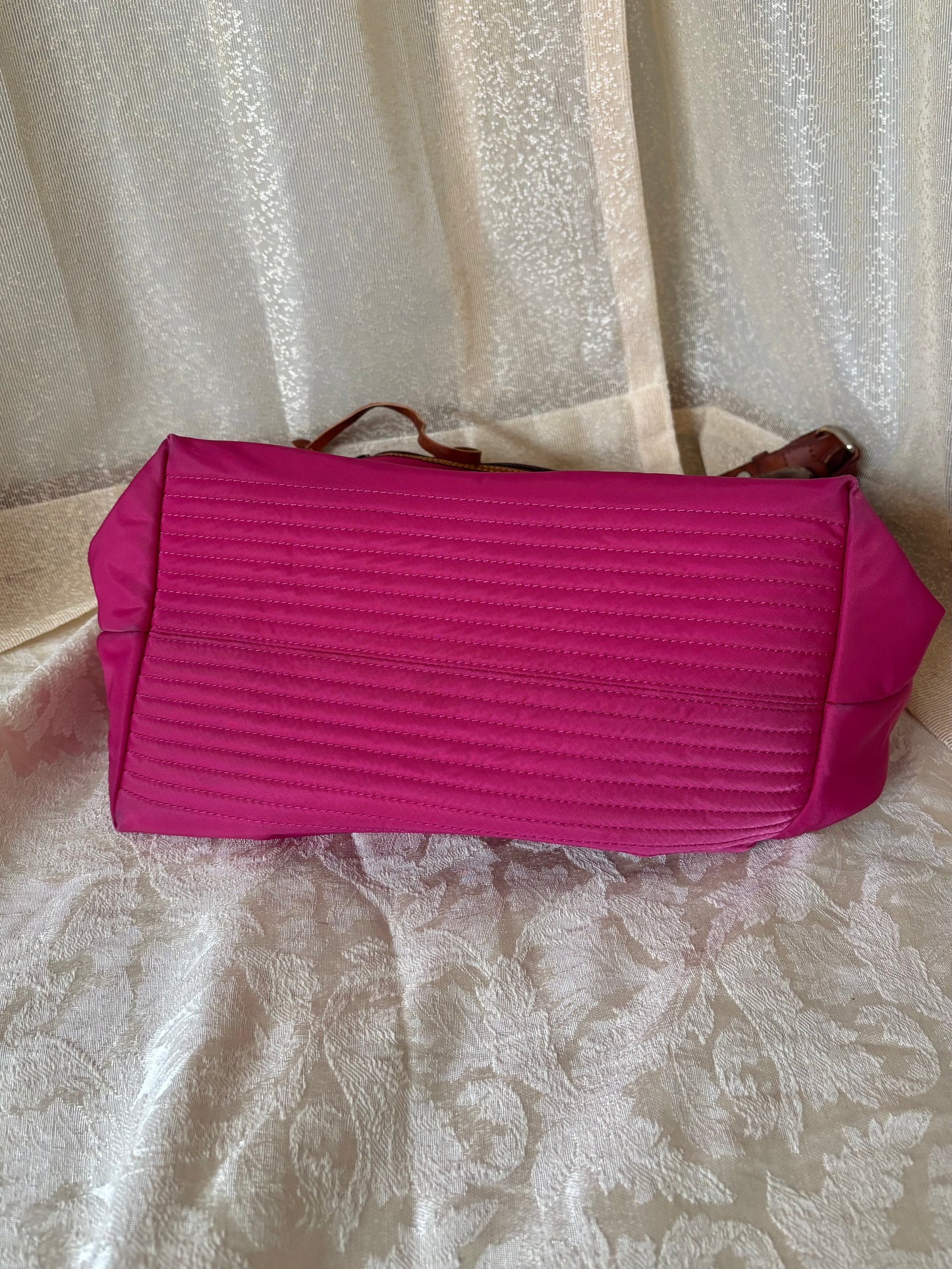 Dooney & Bourke pink nylon shoulder bag